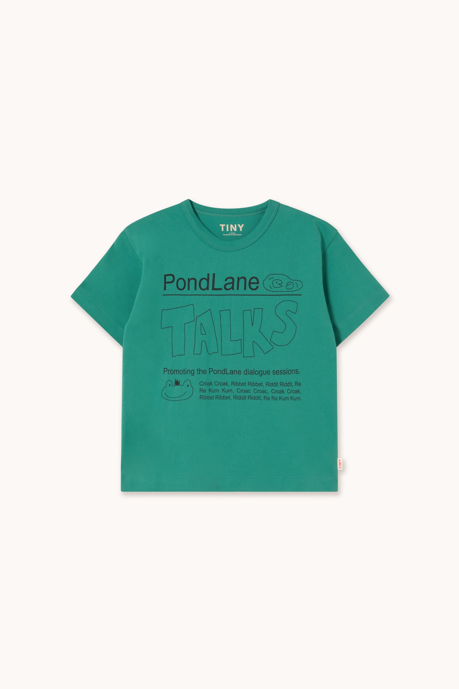 PONDLANE GRAPHIC TEE dark emerald
