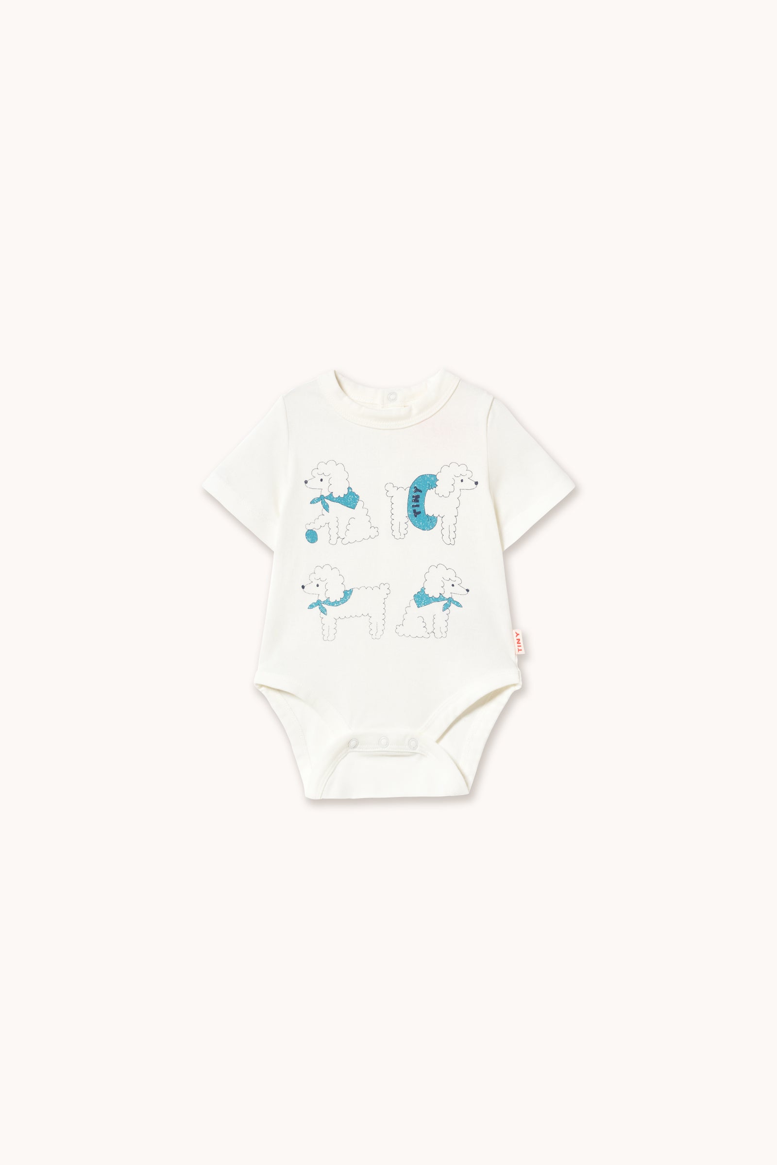 POODLE GRAPHIC BODY off-white