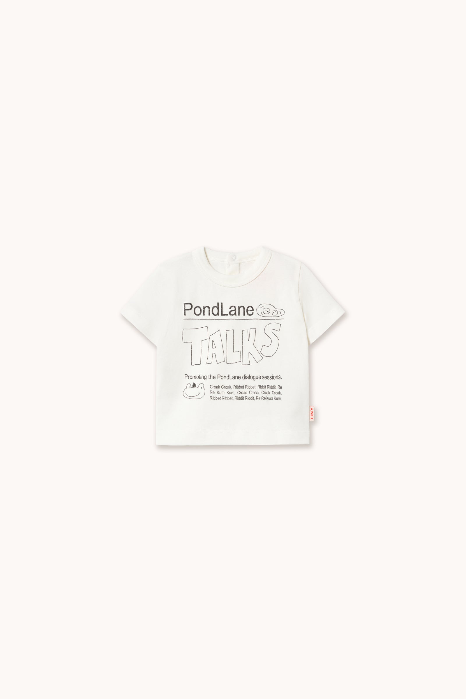 PONDLANE GRAPHIC BABY TEE off-white