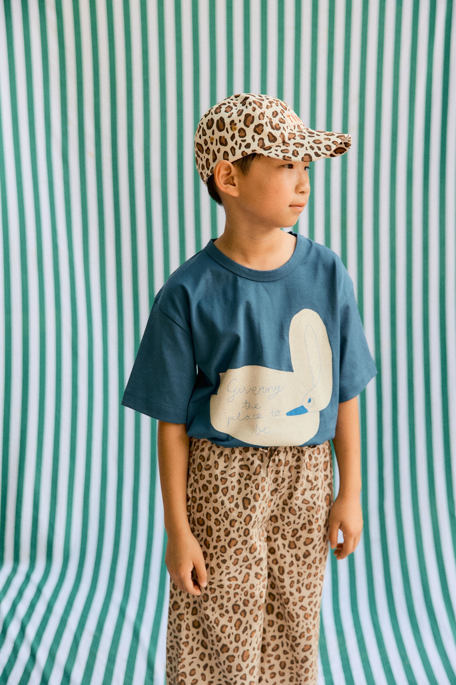 SWAN GRAPHIC TEE light navy