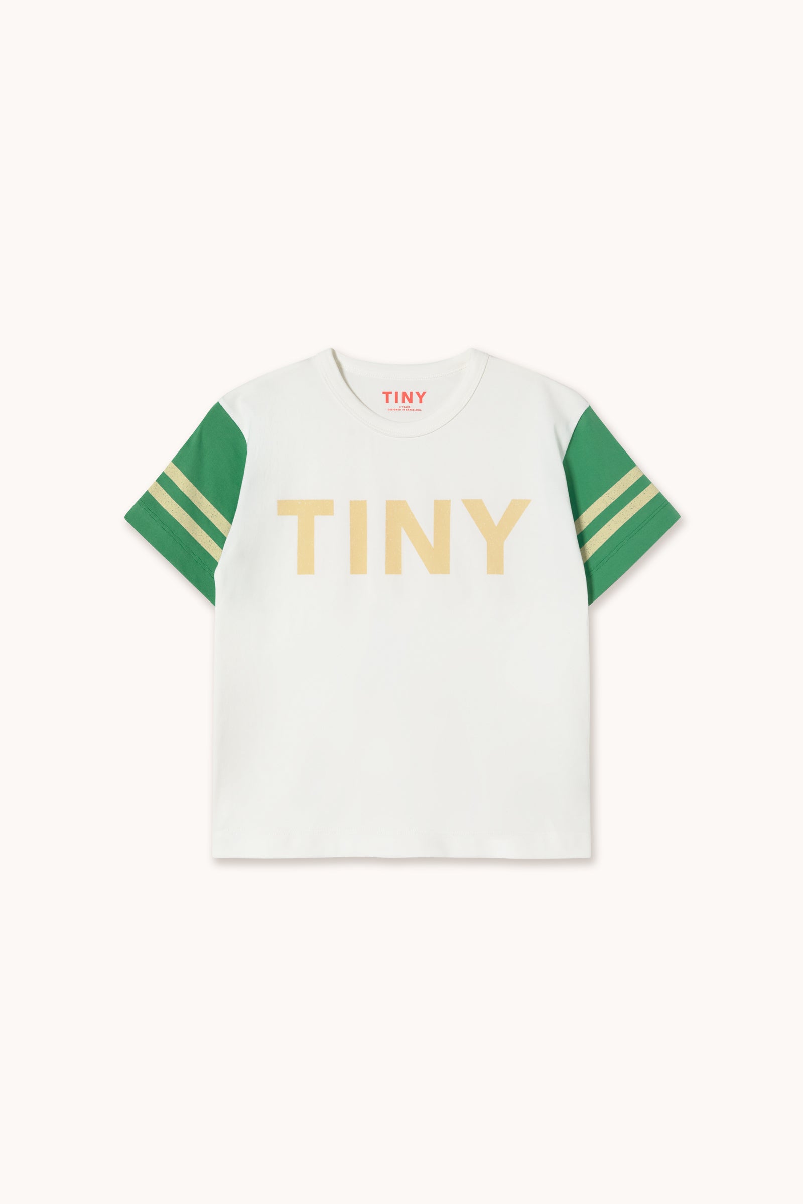 CAMISETA LOGO RAYAS off-white