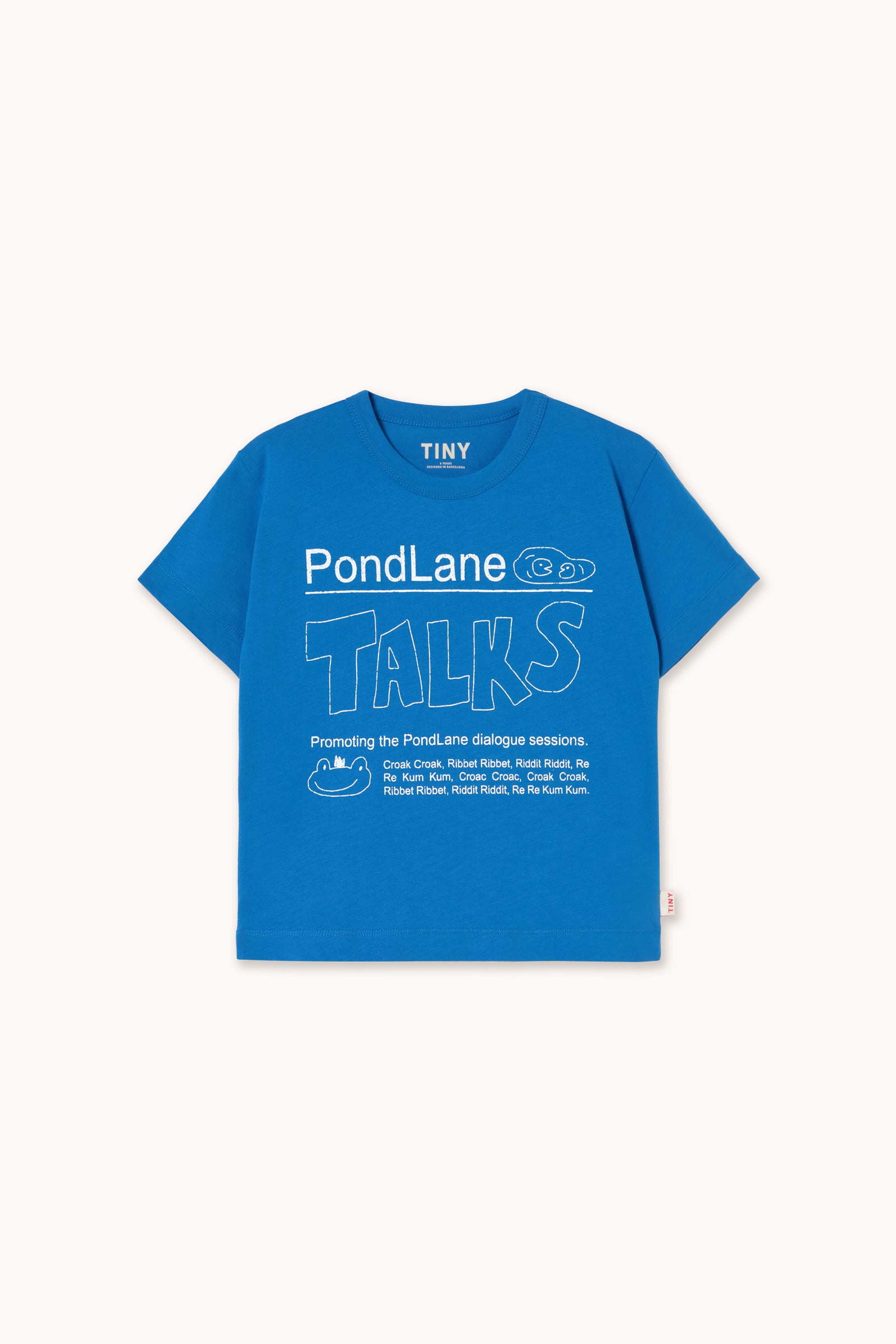 PONDLANE BLUE GRAPHIC TEE blue