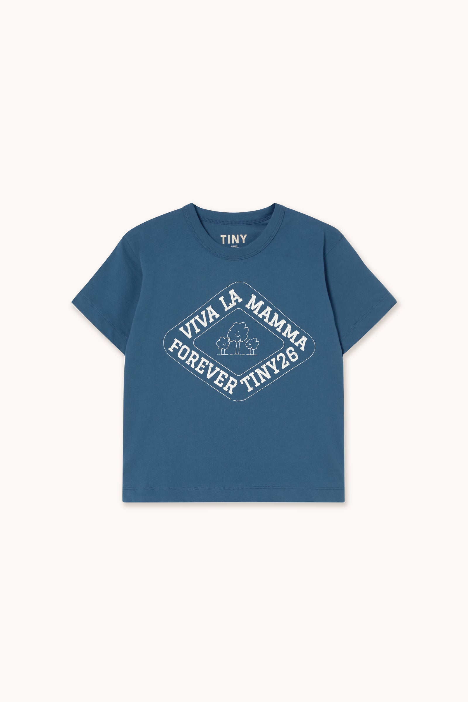 VIVA LA MAMMA GRAPHIC TEE light navy
