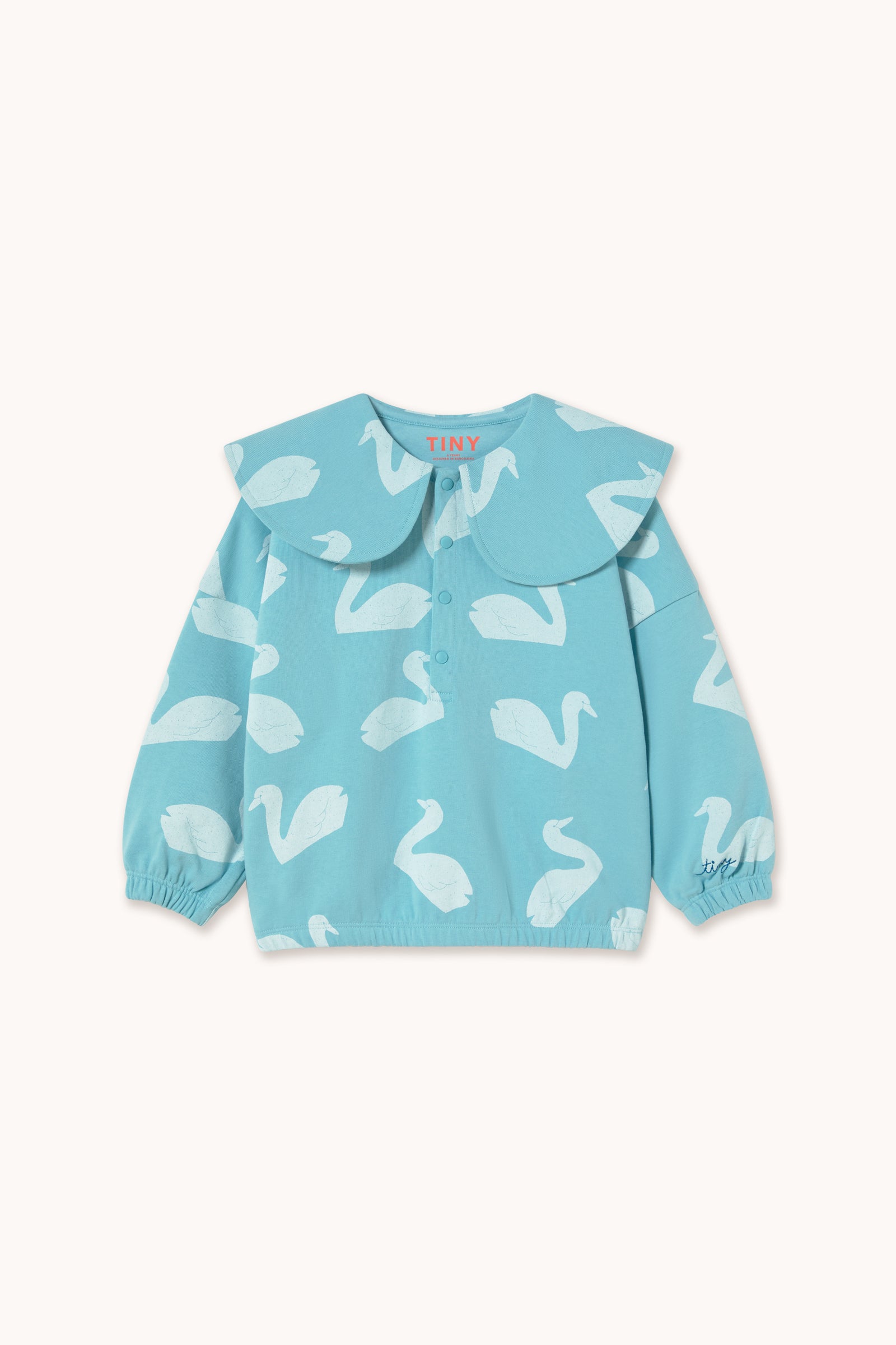 BIG SWANS SWEATSHIRT light cyan