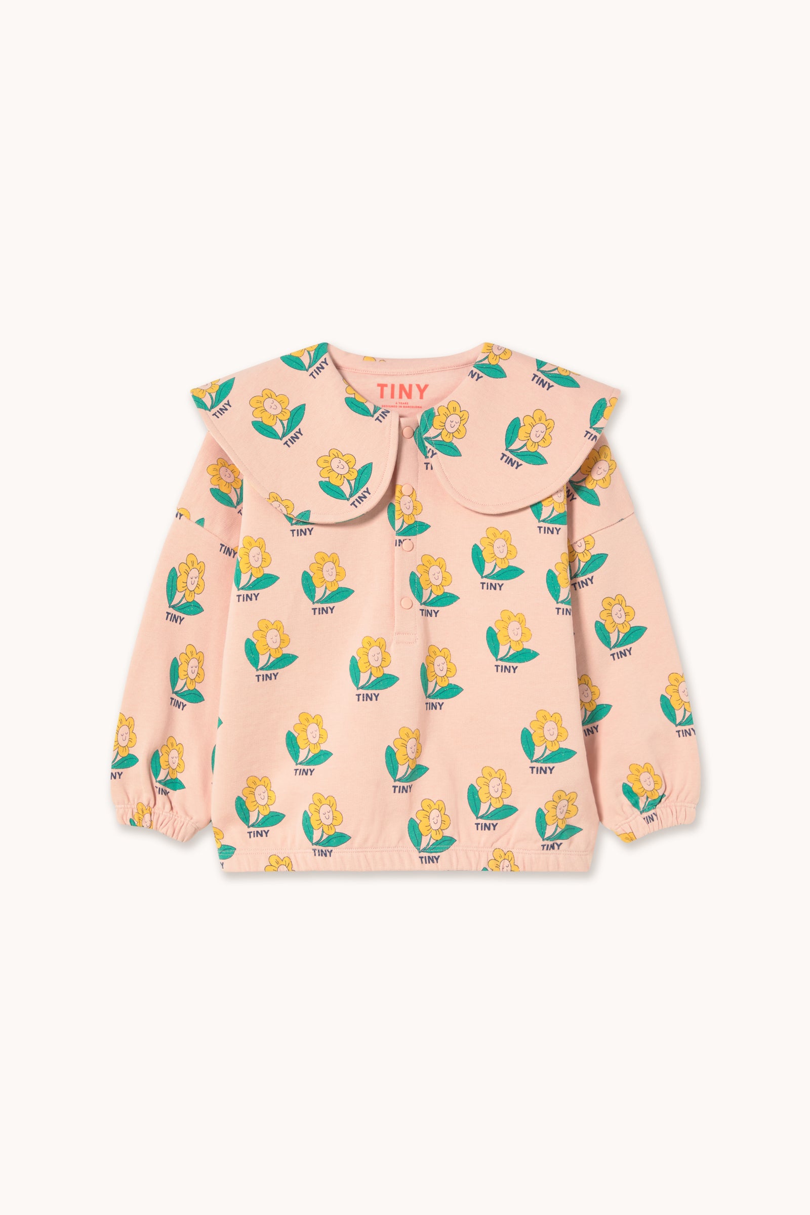 TINY FLOWER SWEATSHIRT wild rose