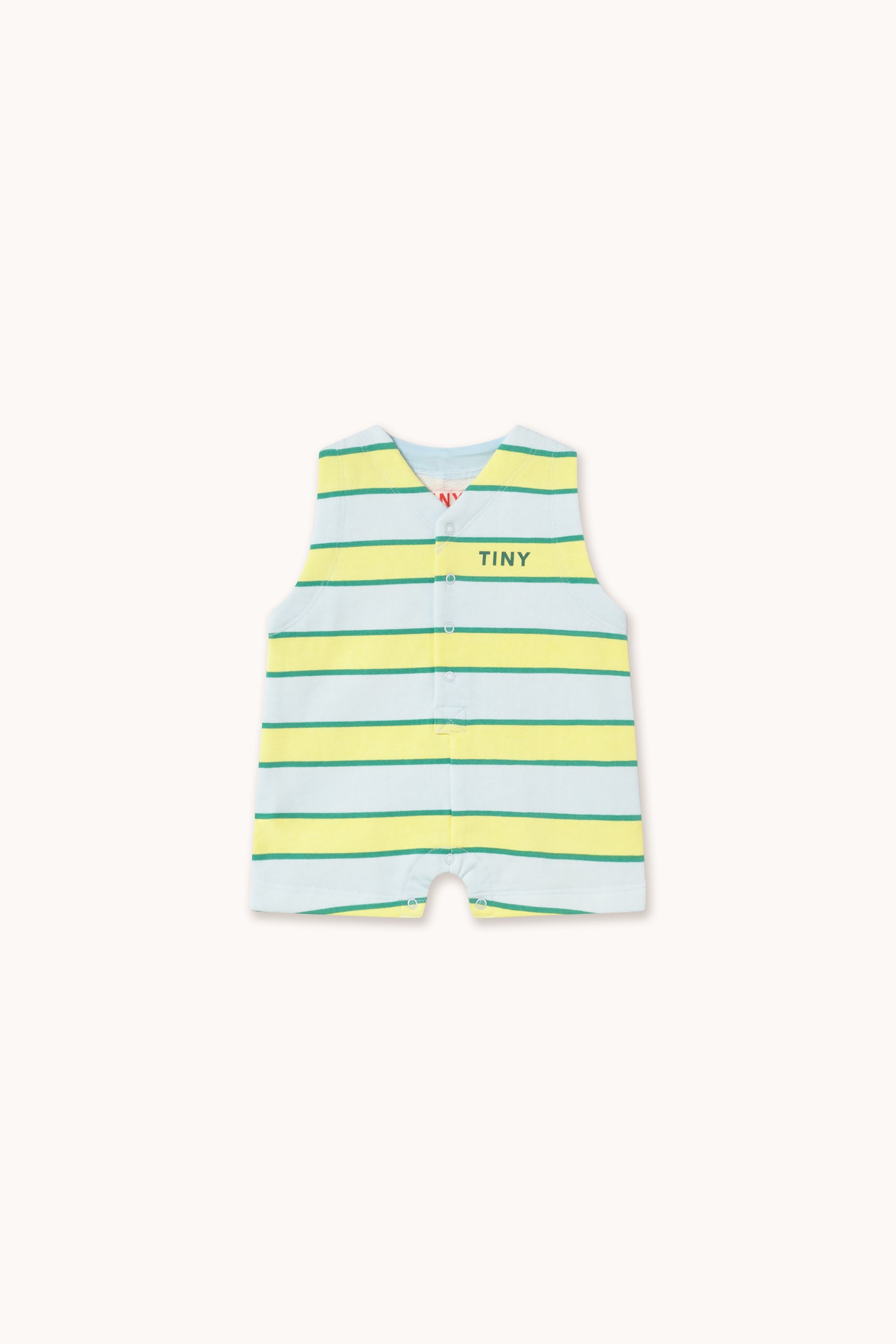 RETRO STRIPES JUMPSUIT ice blue