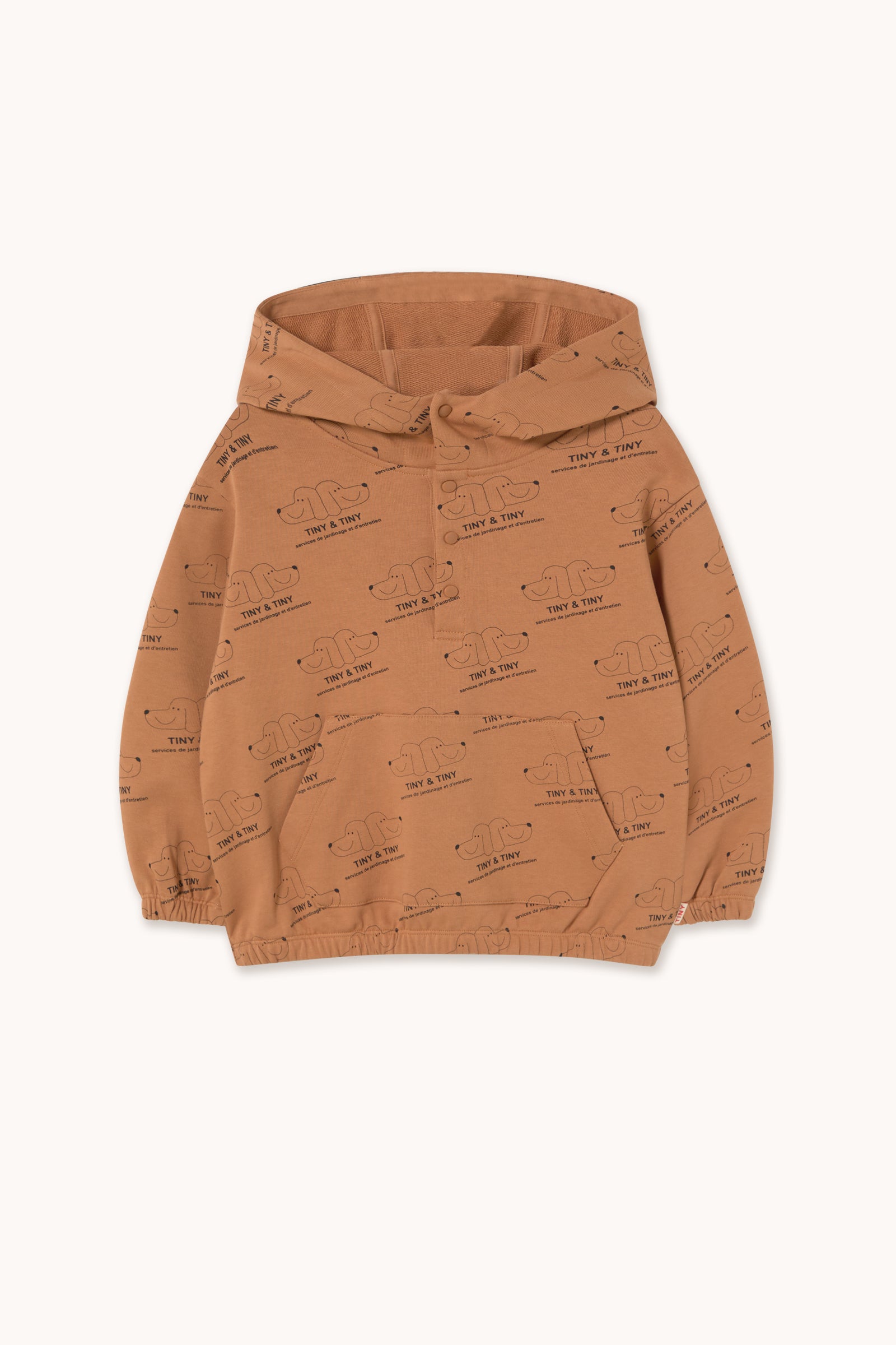 TINY & TINY HOODIE light brown