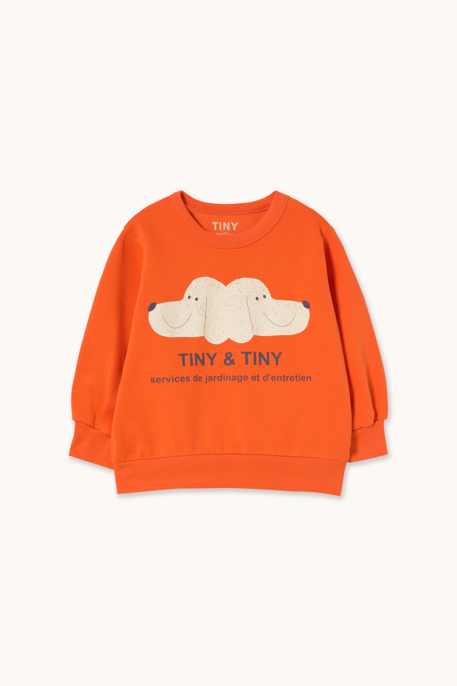 TINY&TINY GRAPHIC SWEATSHIRT summer red