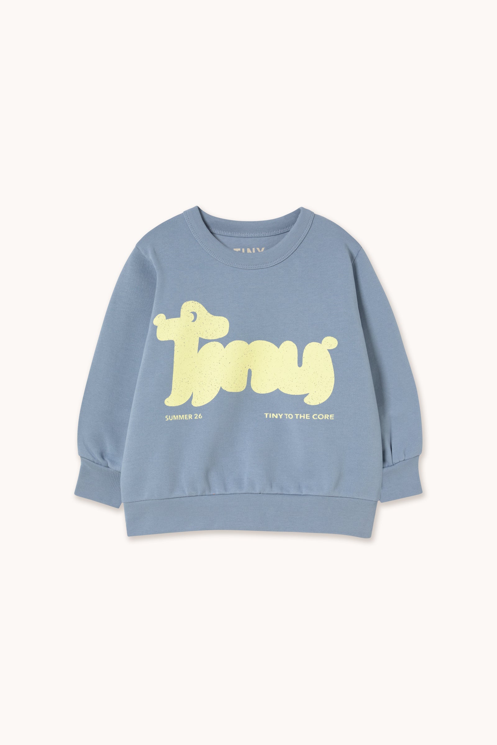TINY DOG GRAPHIC SWEATSHIRT grey