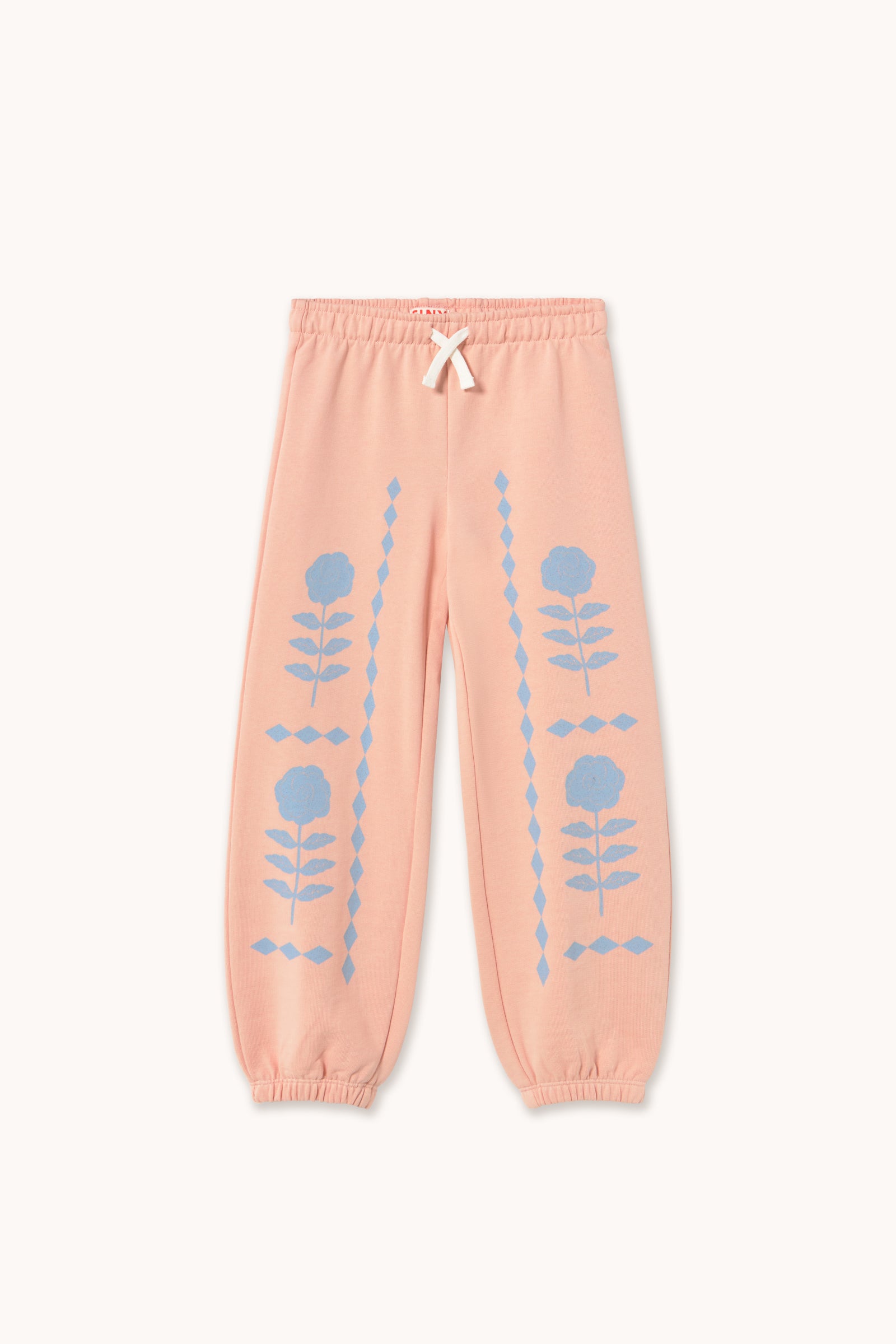FLOWER PATTERN GRAPHIC SWEATPANT wild rose
