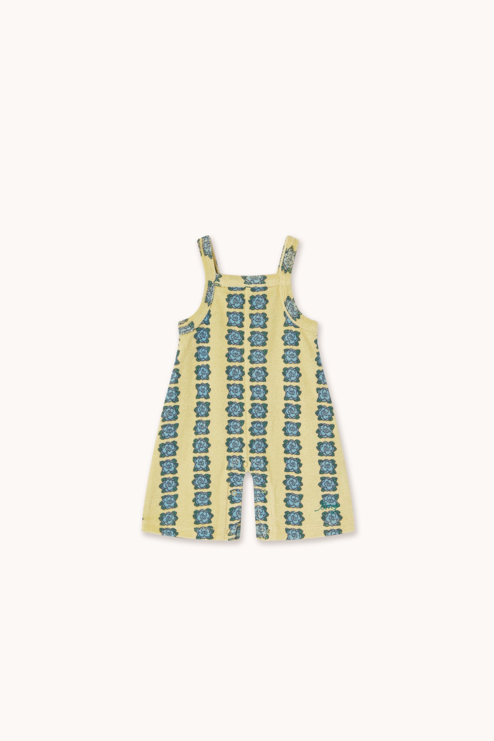 BLUE FLOWERS ONE-PIECE dusty yellow