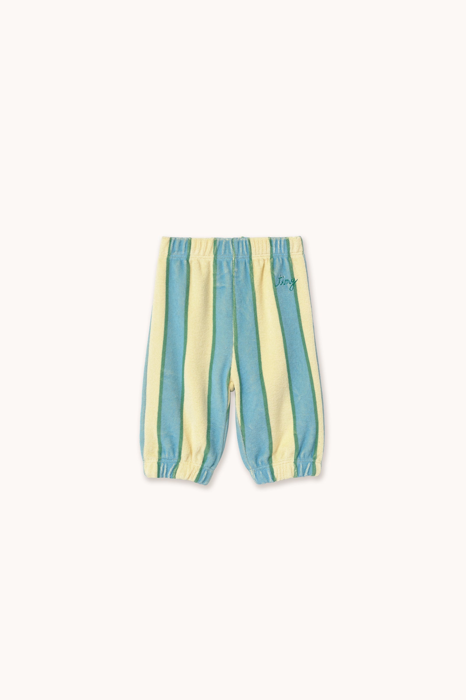 RETRO STRIPES TOWEL BABY SWEATPANT dusty yellow