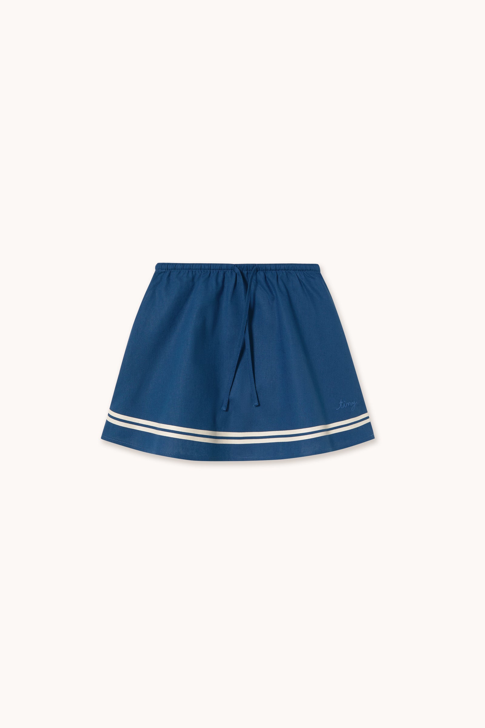 STRIPES WOVEN SKIRT light navy