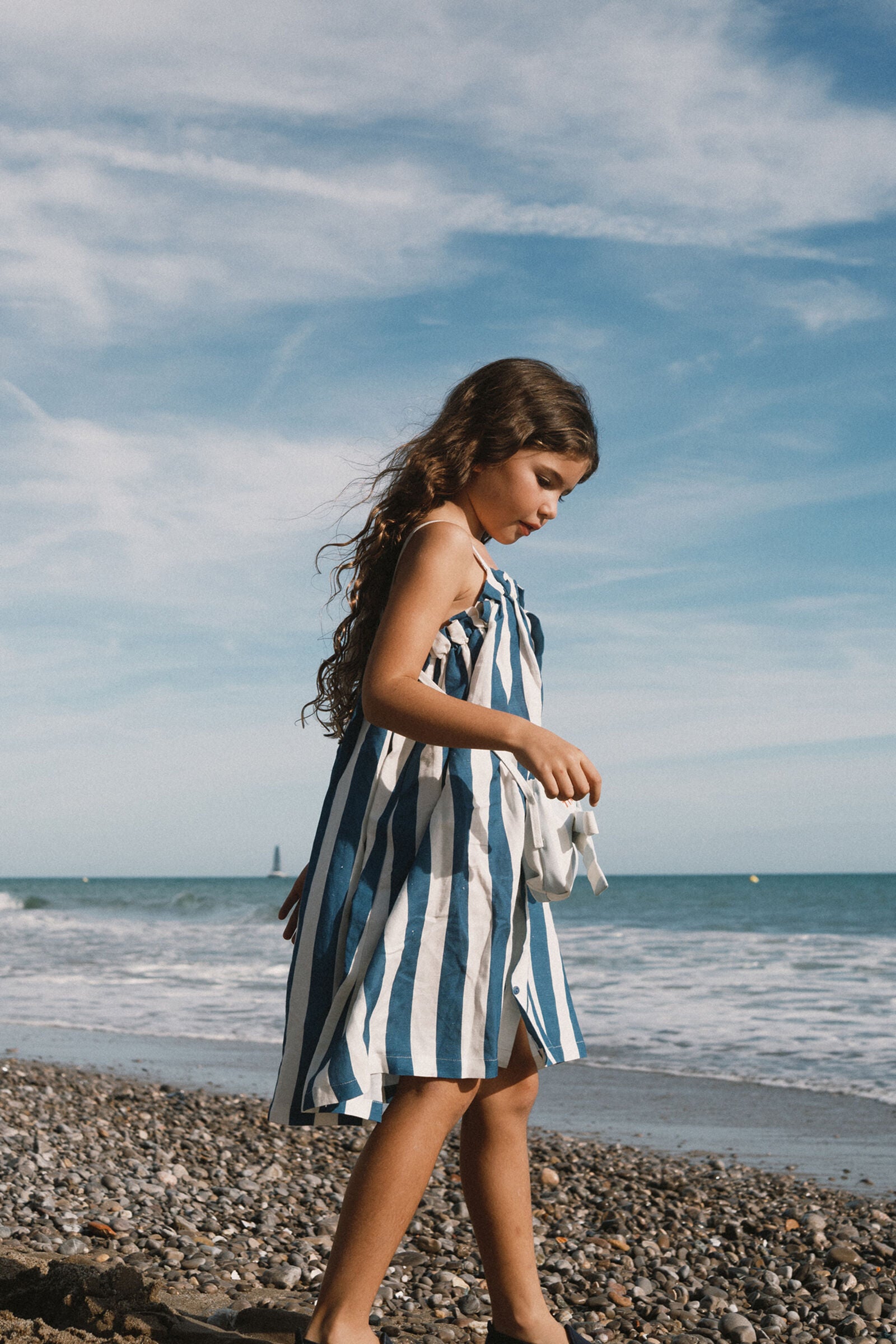LIGHT NAVY STRIPES DRESS light navy