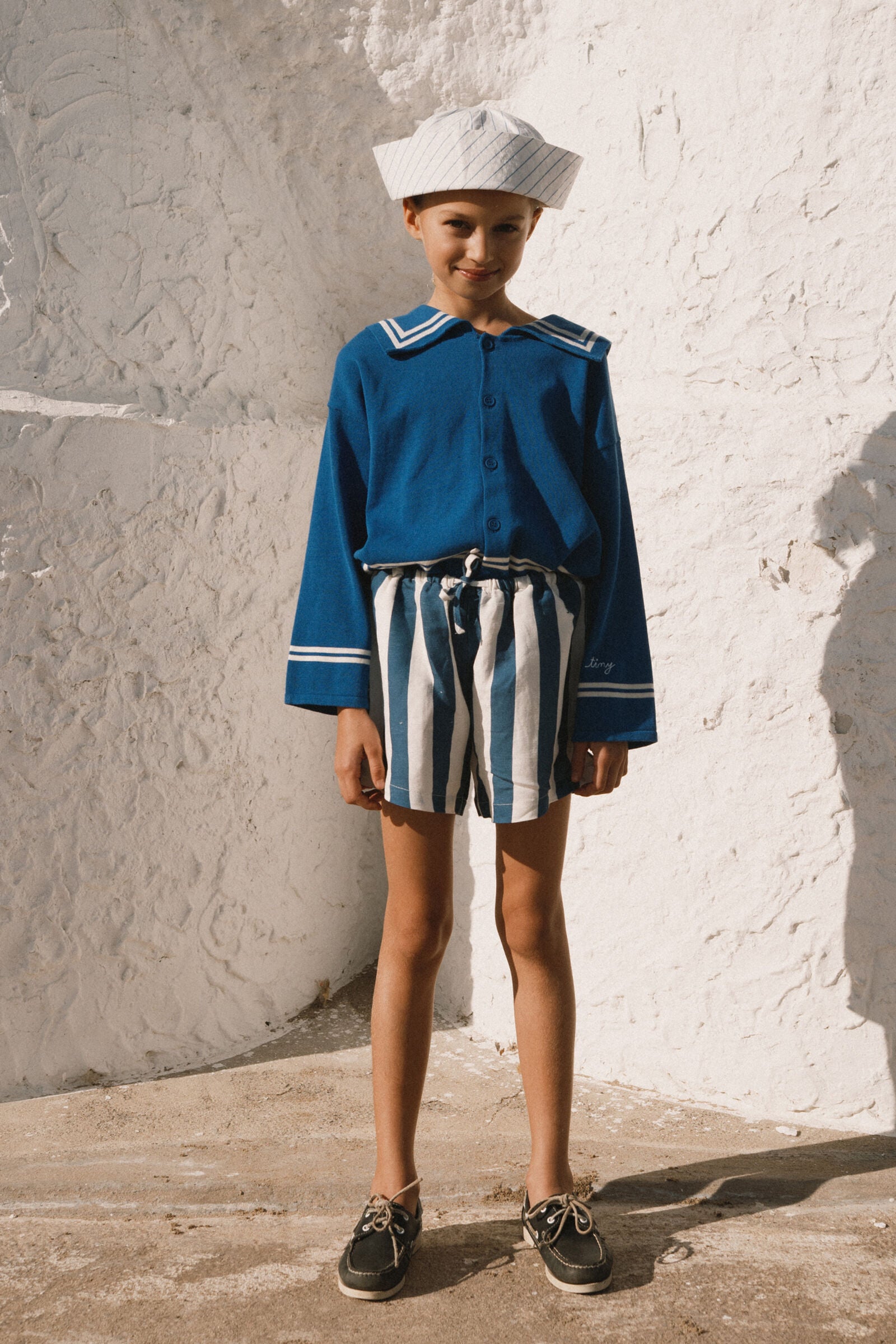 LIGHT NAVY STRIPES SHORTS light navy