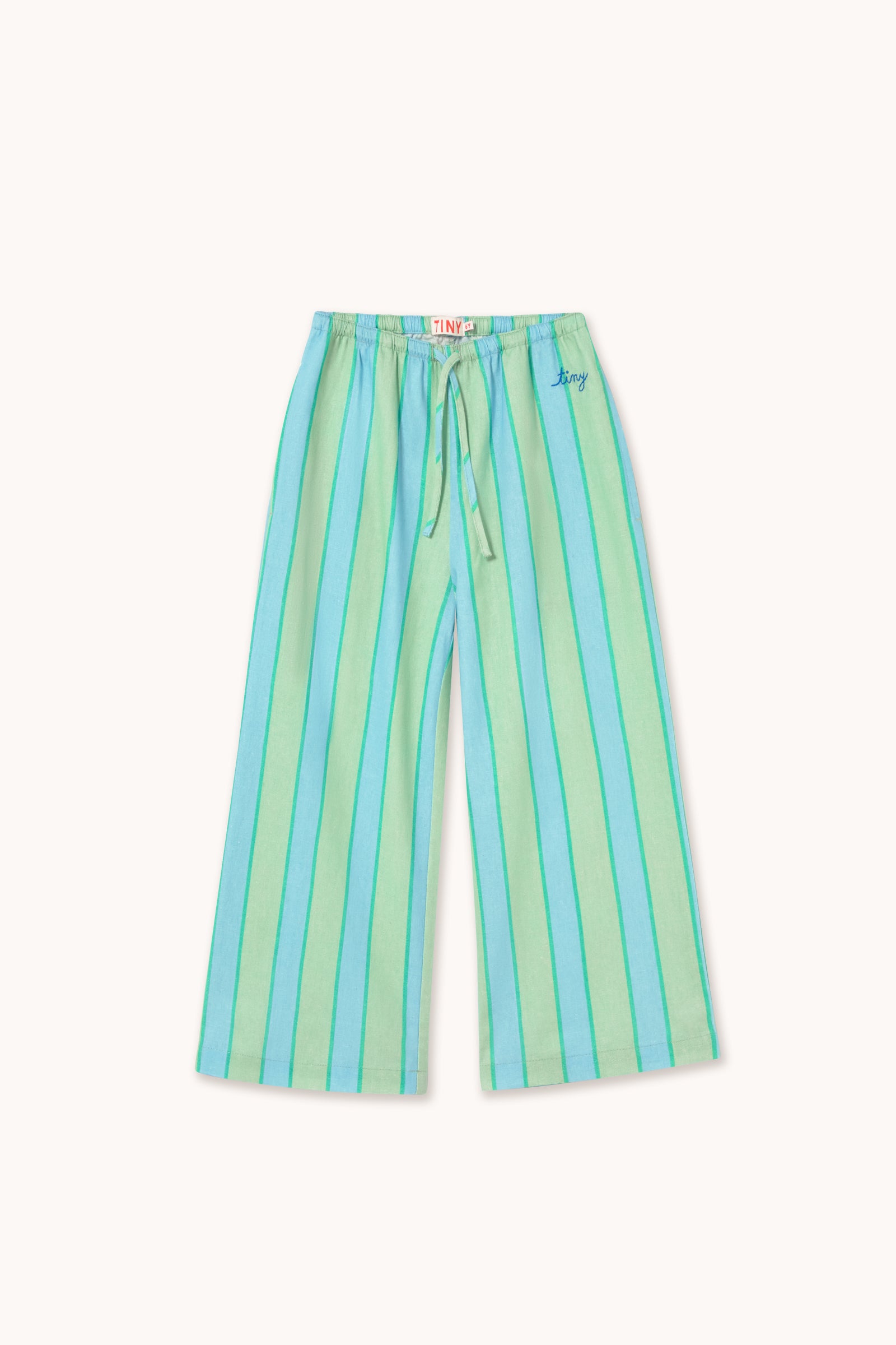 PANTALÓN RAYAS RETRO washed emerald