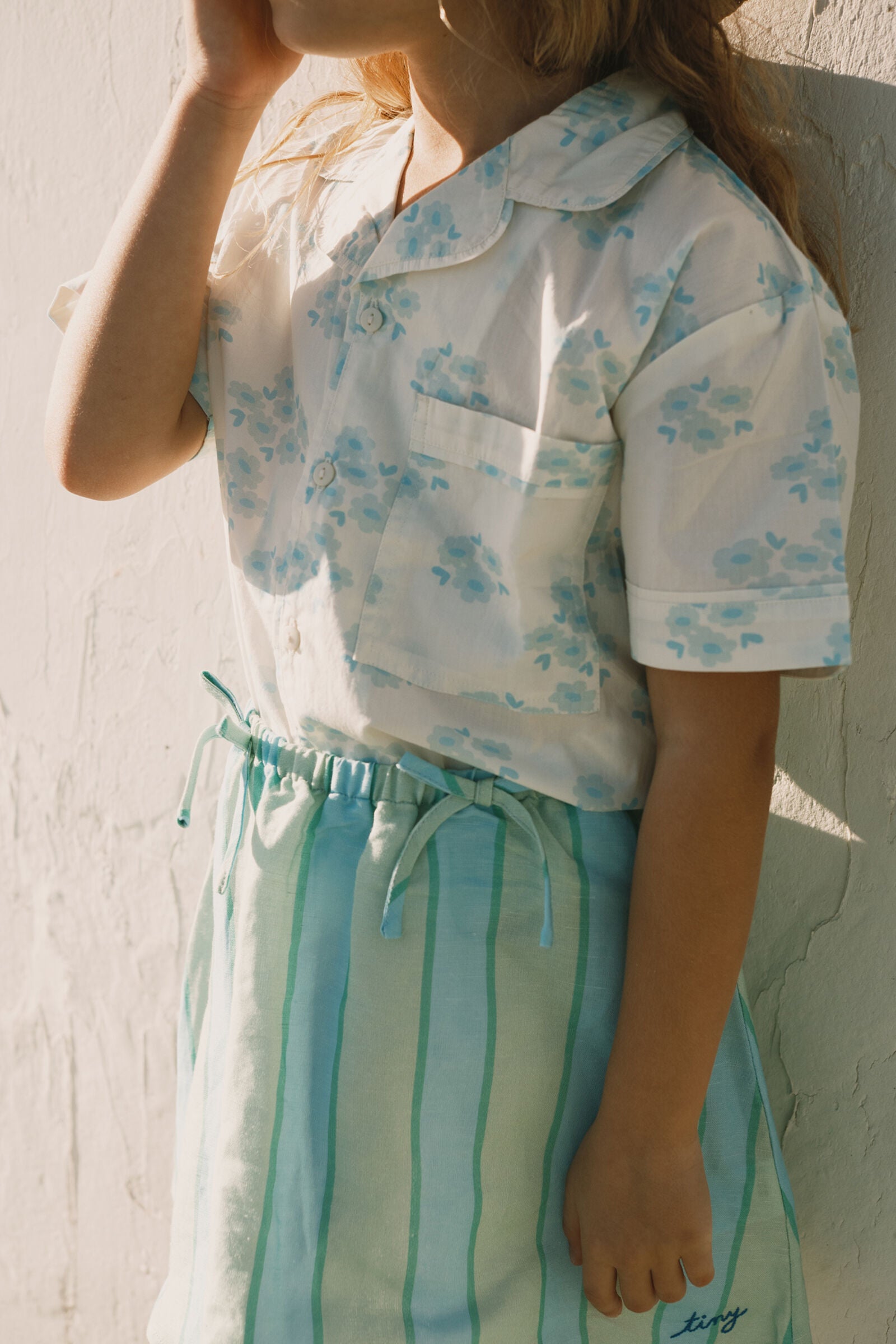 RETRO STRIPES SKIRT washed emerald