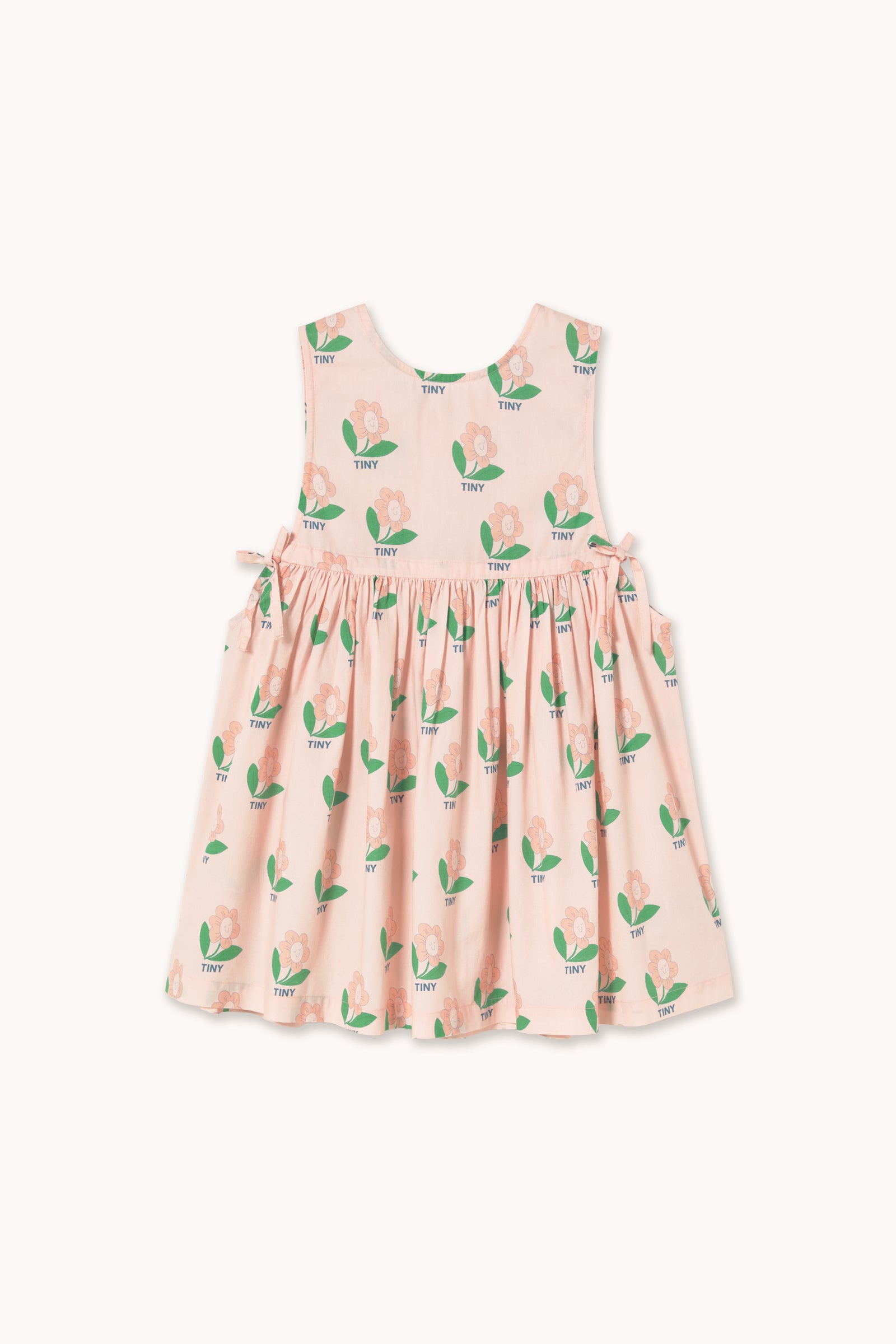 VESTIDO CON LAZOS TINY FLOWER pastel pink