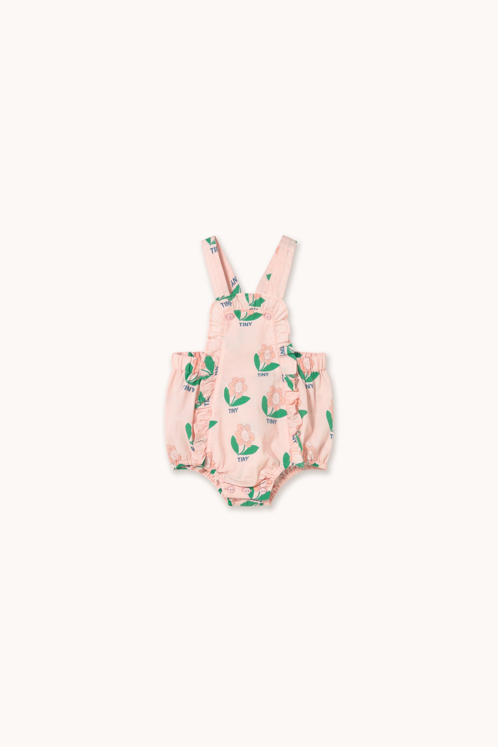 TINY FLOWER POPLIN BABY BODY pastel pink