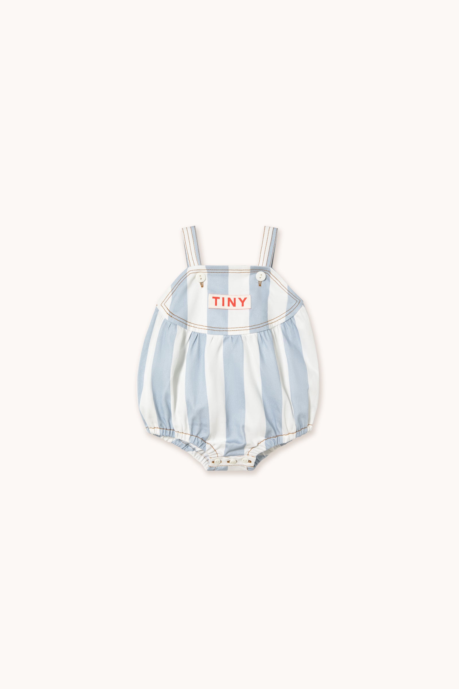 STRIPES TWILL BABY BODY washed blue