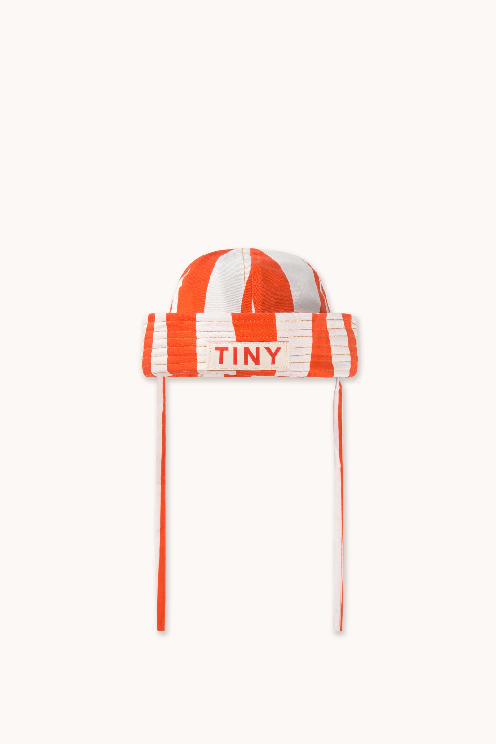 STRIPES TWILL SAILOR HAT summer red