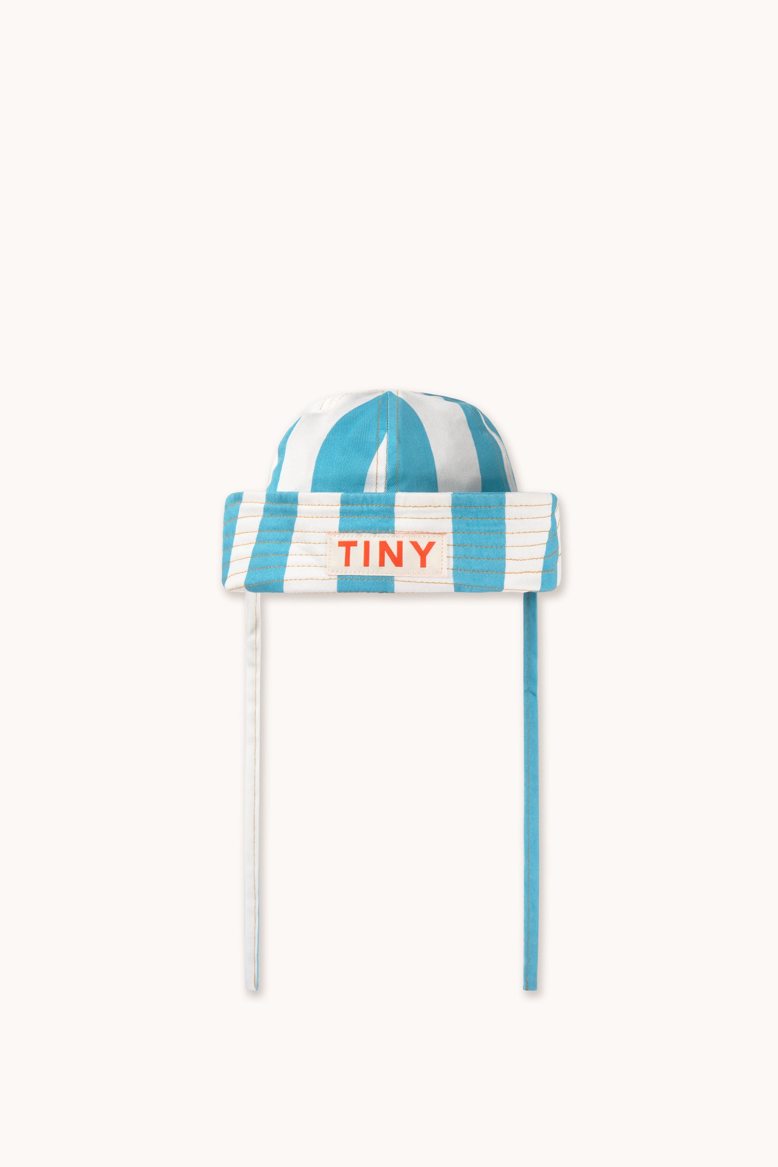 STRIPES TWILL SAILOR HAT light cyan