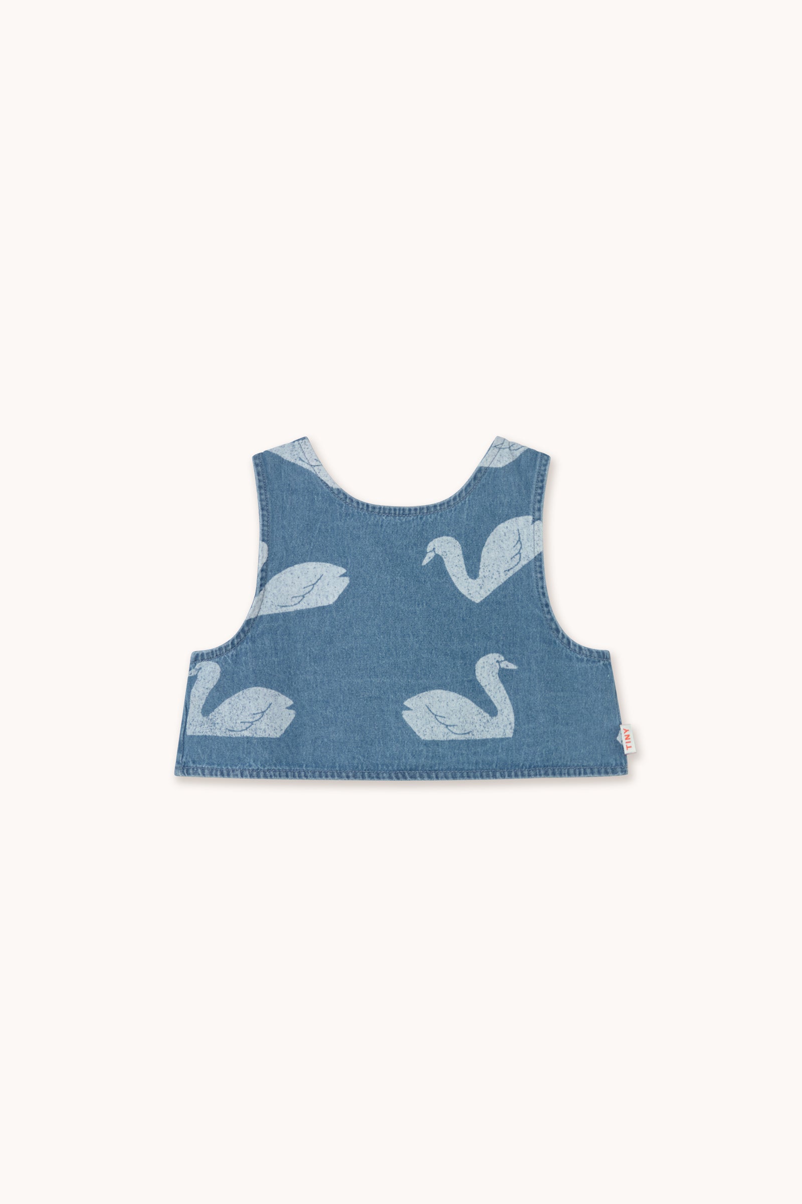BIG SWANS TOP medium wash denim