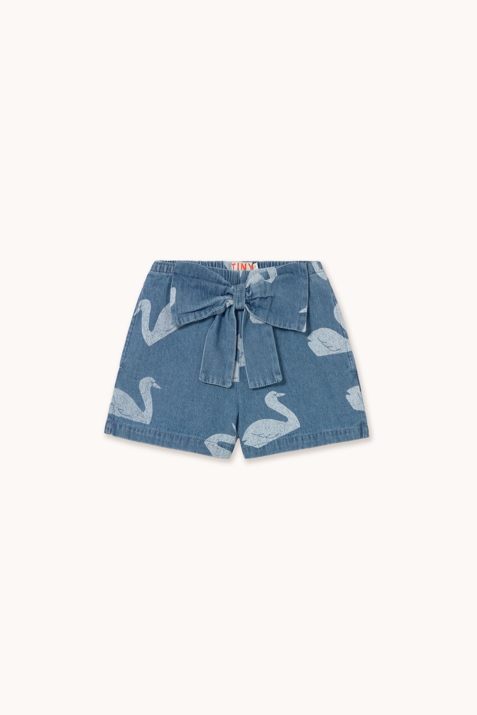 BIG SWANS SHORTS medium wash denim