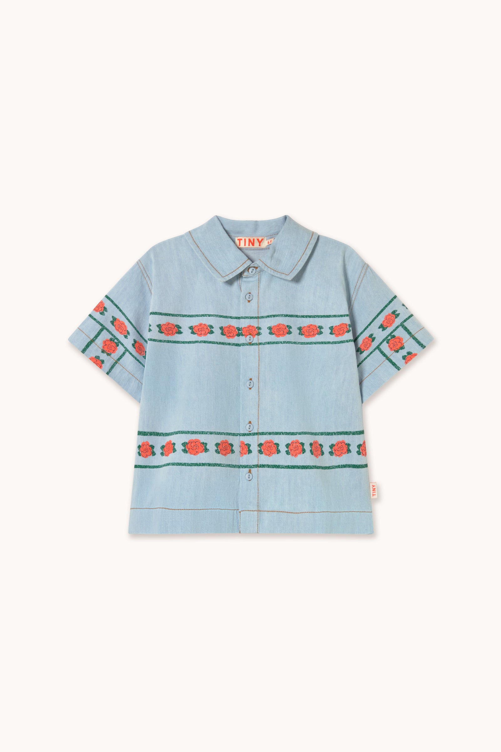 ROSES DENIM SHIRT light wash denim