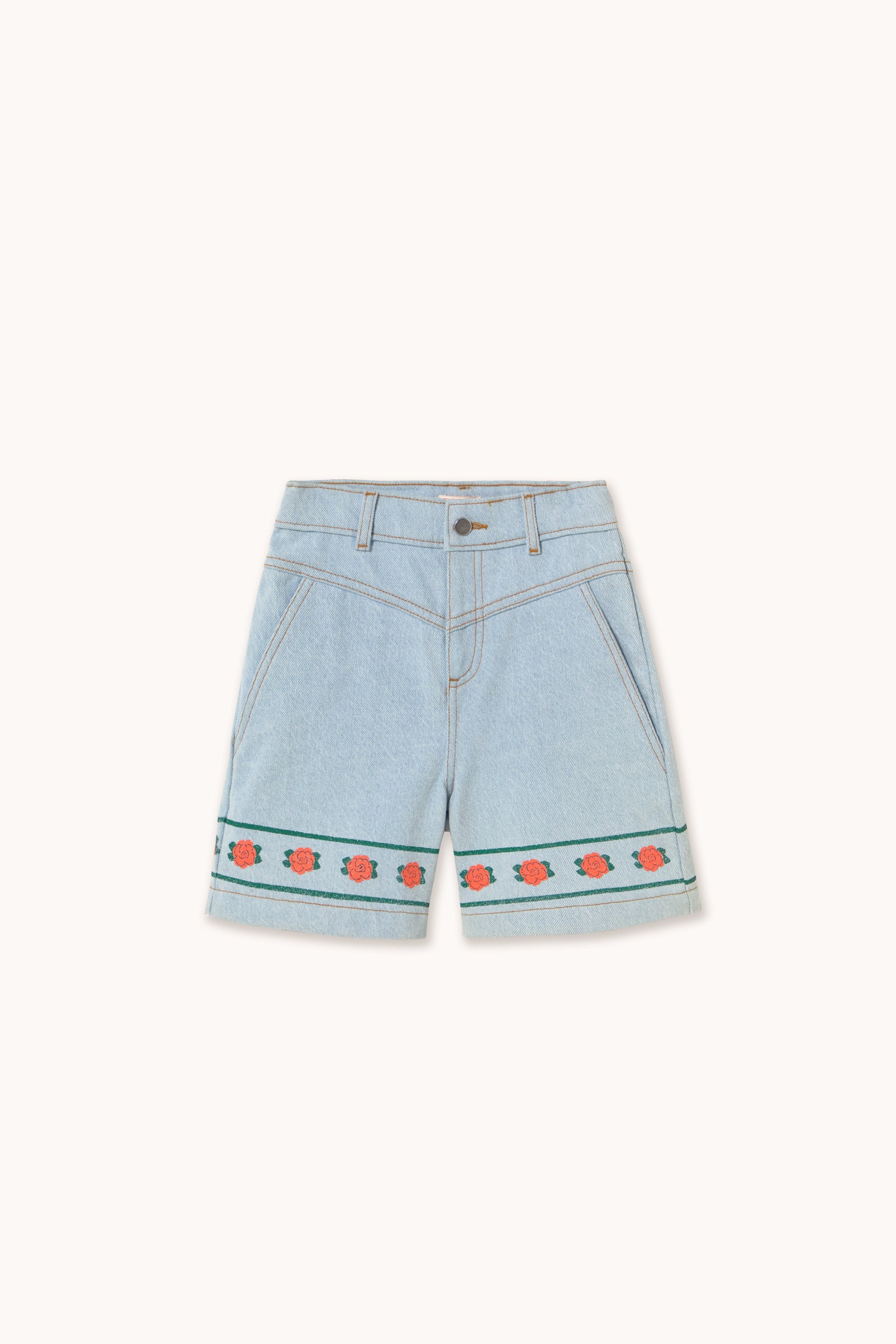 ROSES DENIM BERMUDA light wash denim