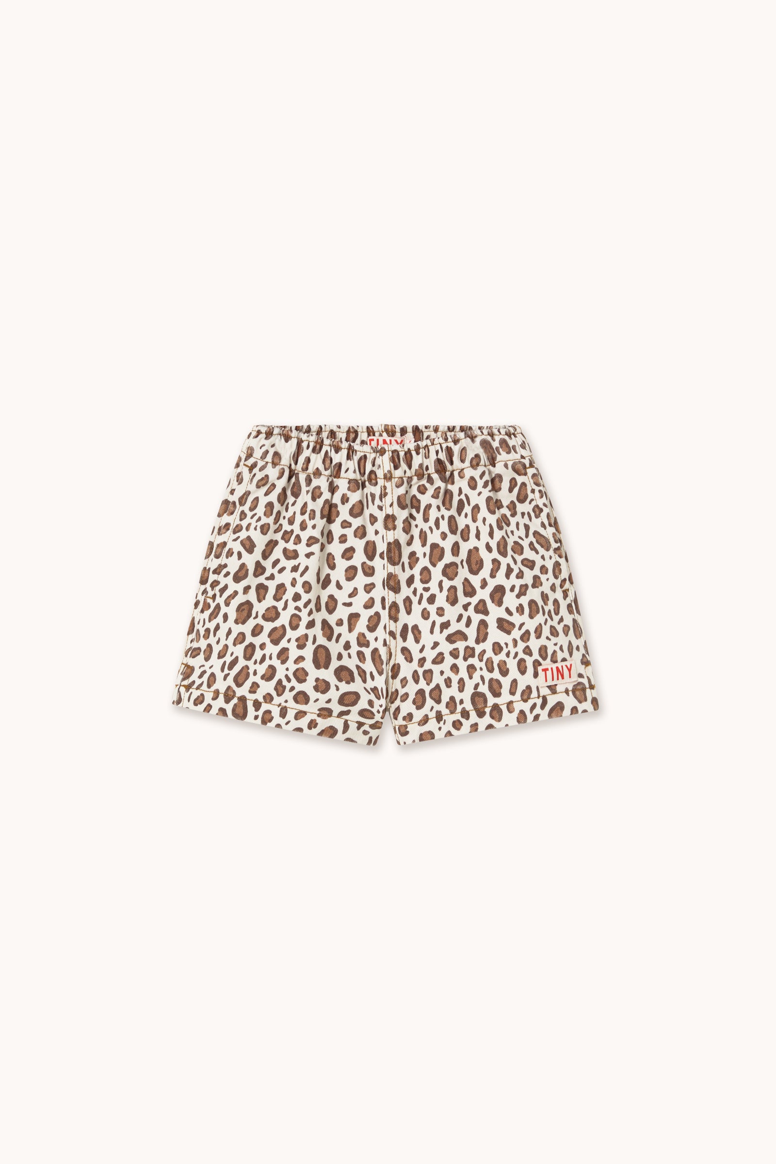 ANIMAL PRINT SHORTS off-white