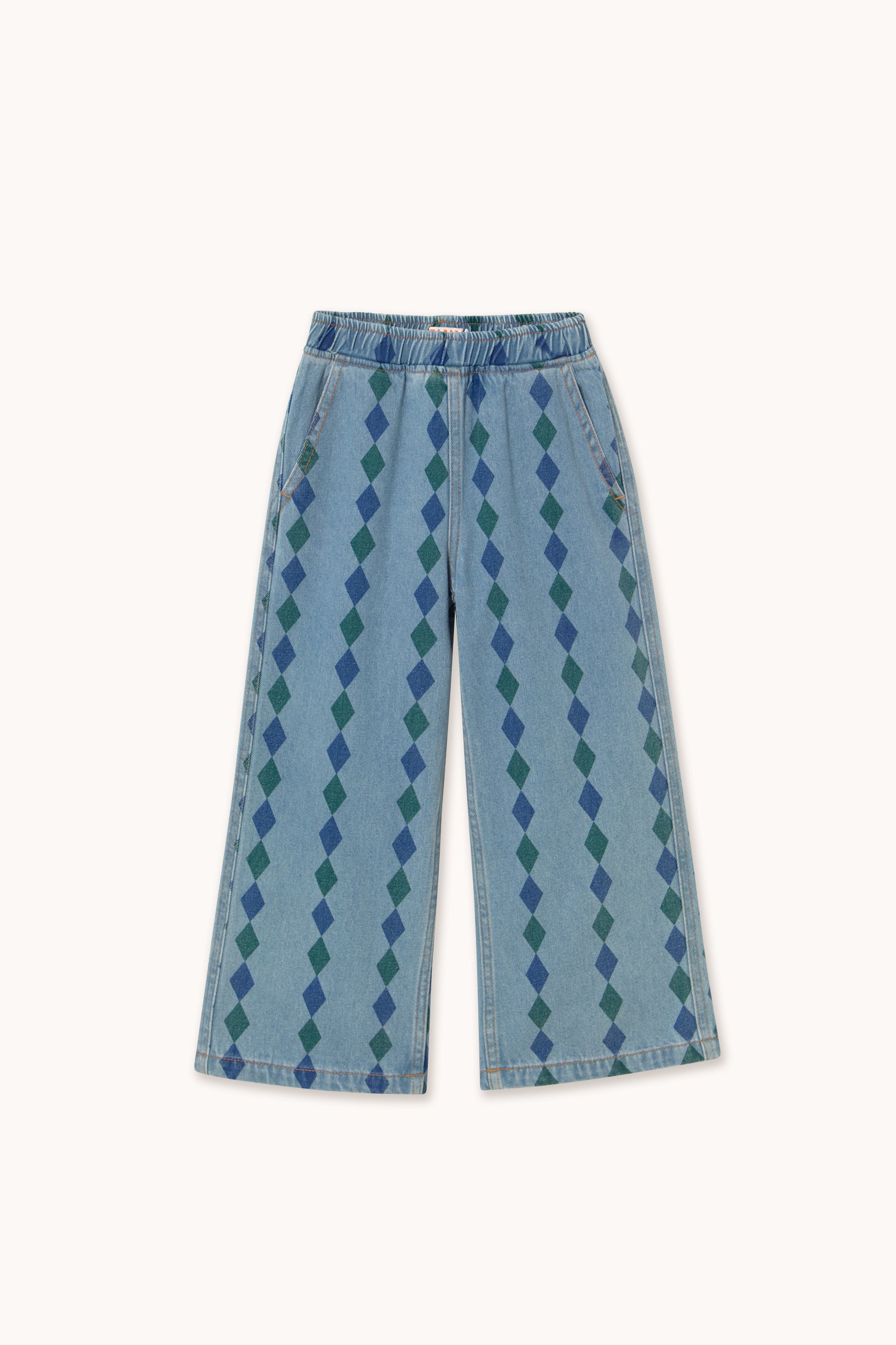 JEANS DIAMONDS light wash denim