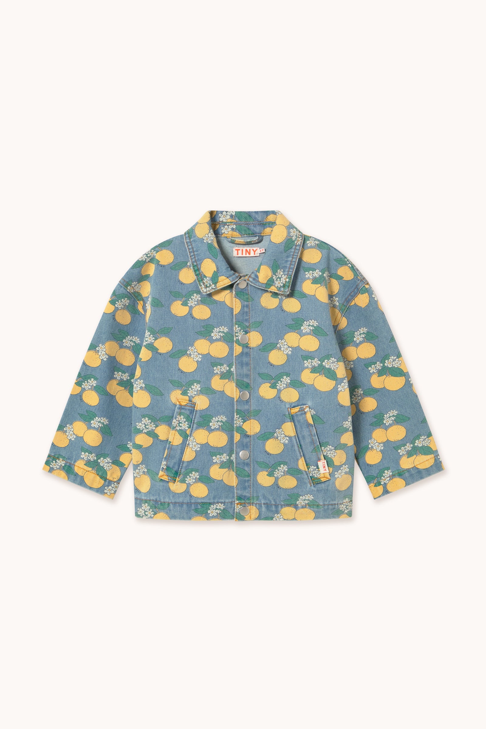 DENIM ORANGES JACKET light wash denim