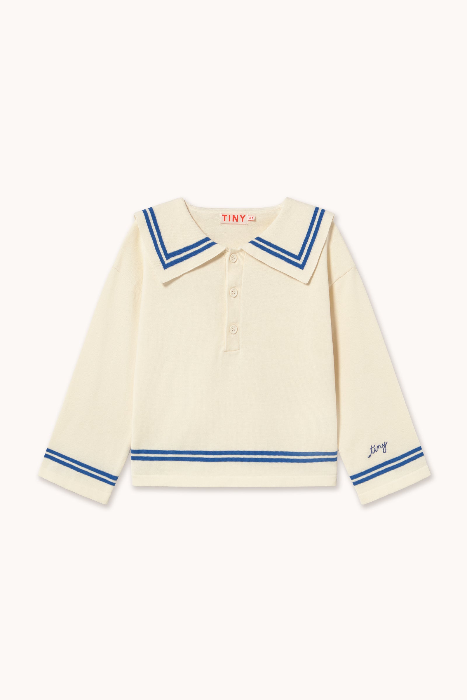 SAILOR TINY CARDIGAN off-white