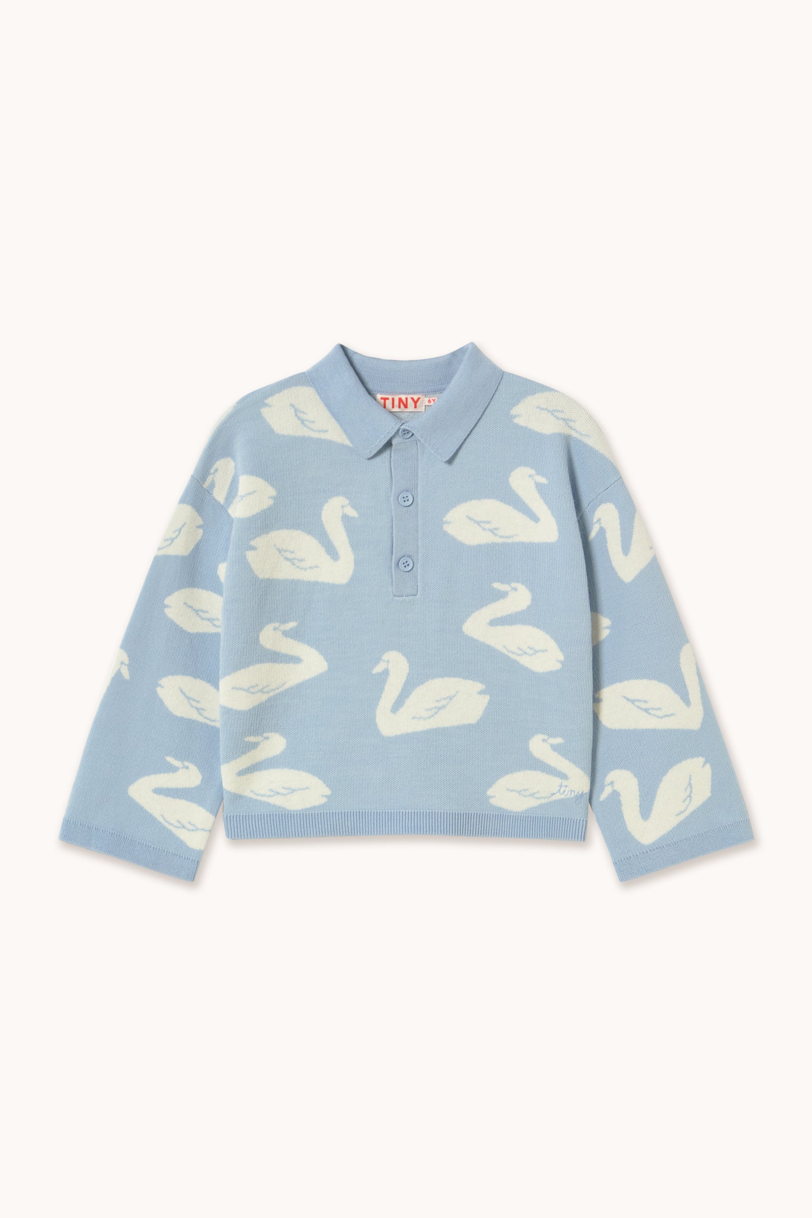 BIG SWANS SWEATER washed blue