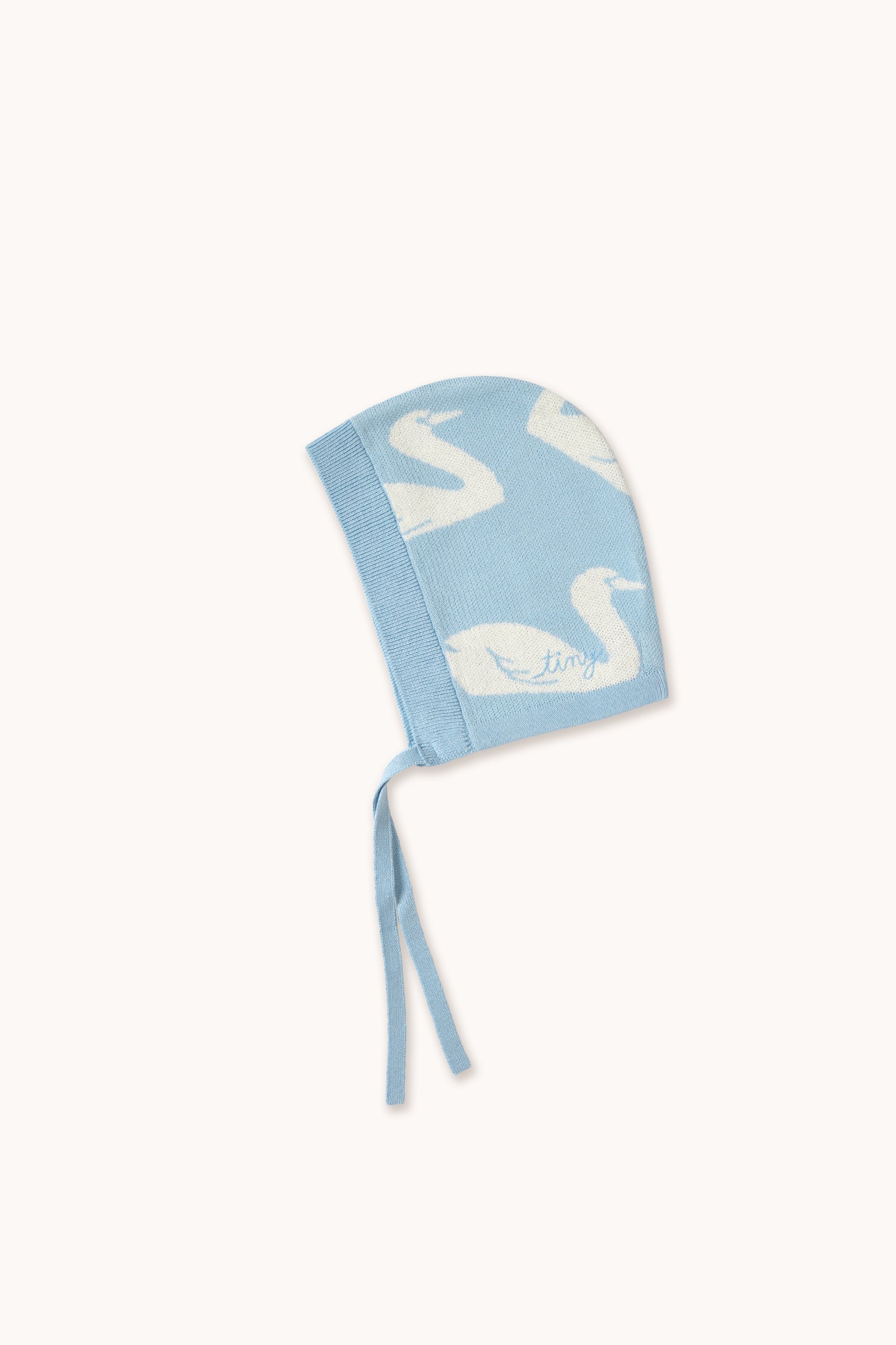 BIG SWANS BONNET washed blue
