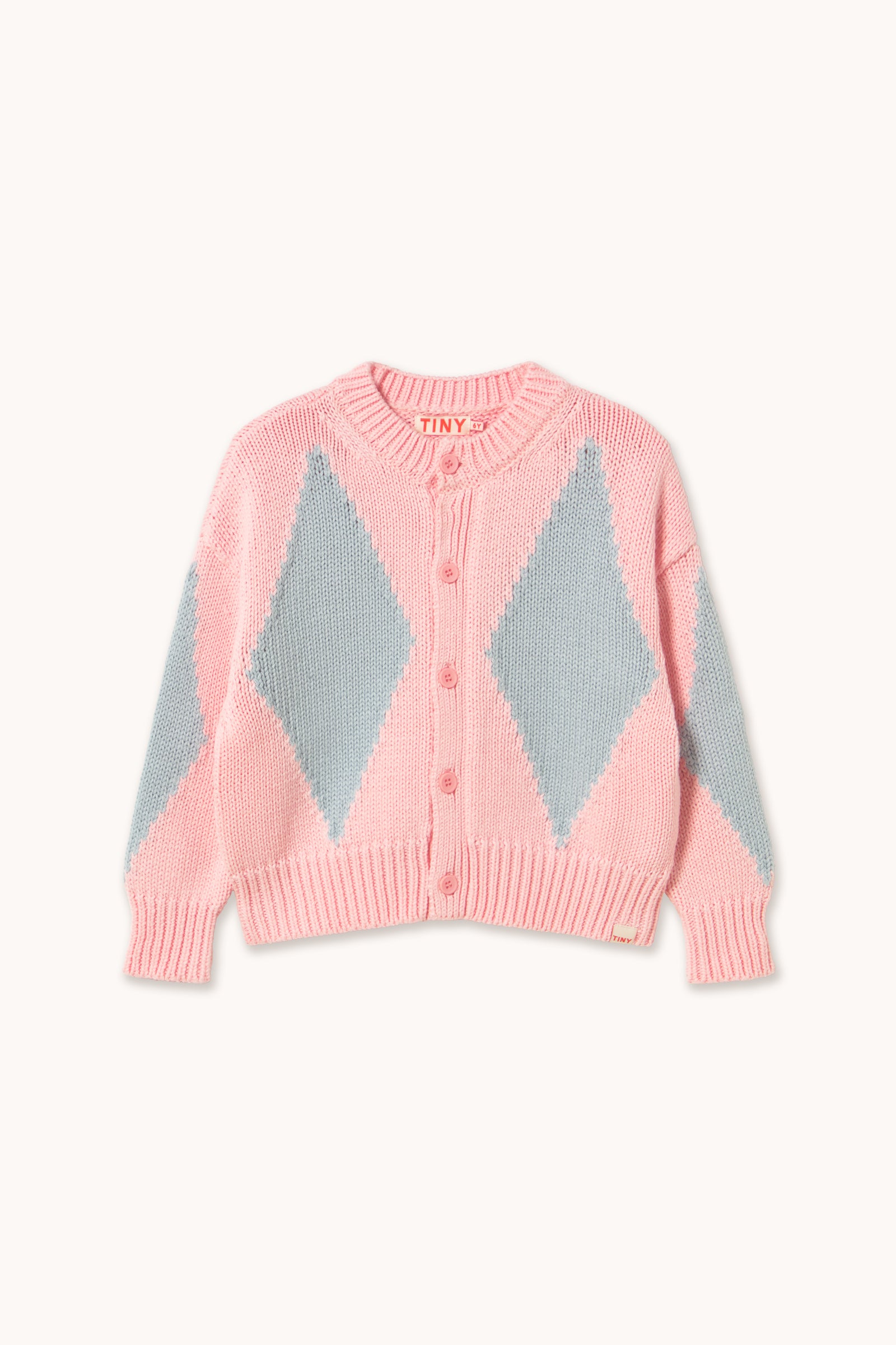 DIAMONDS CARDIGAN pastel pink