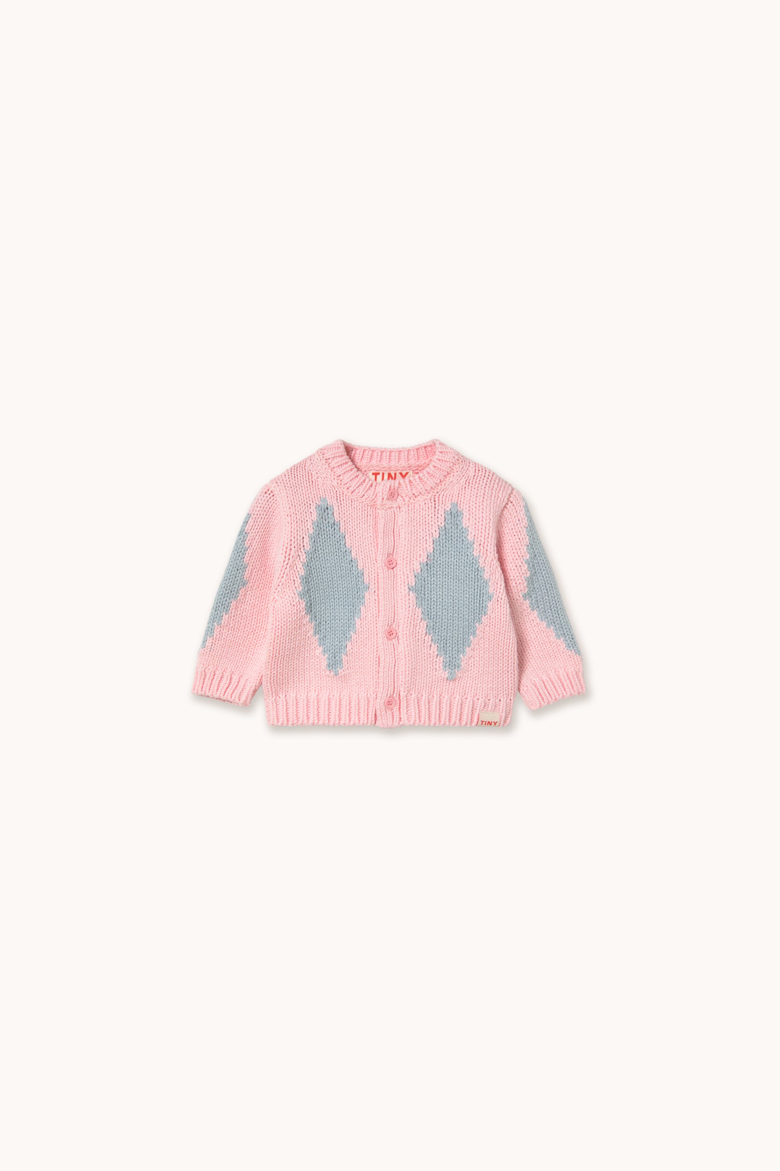 DIAMONDS BABY CARDIGAN pastel pink