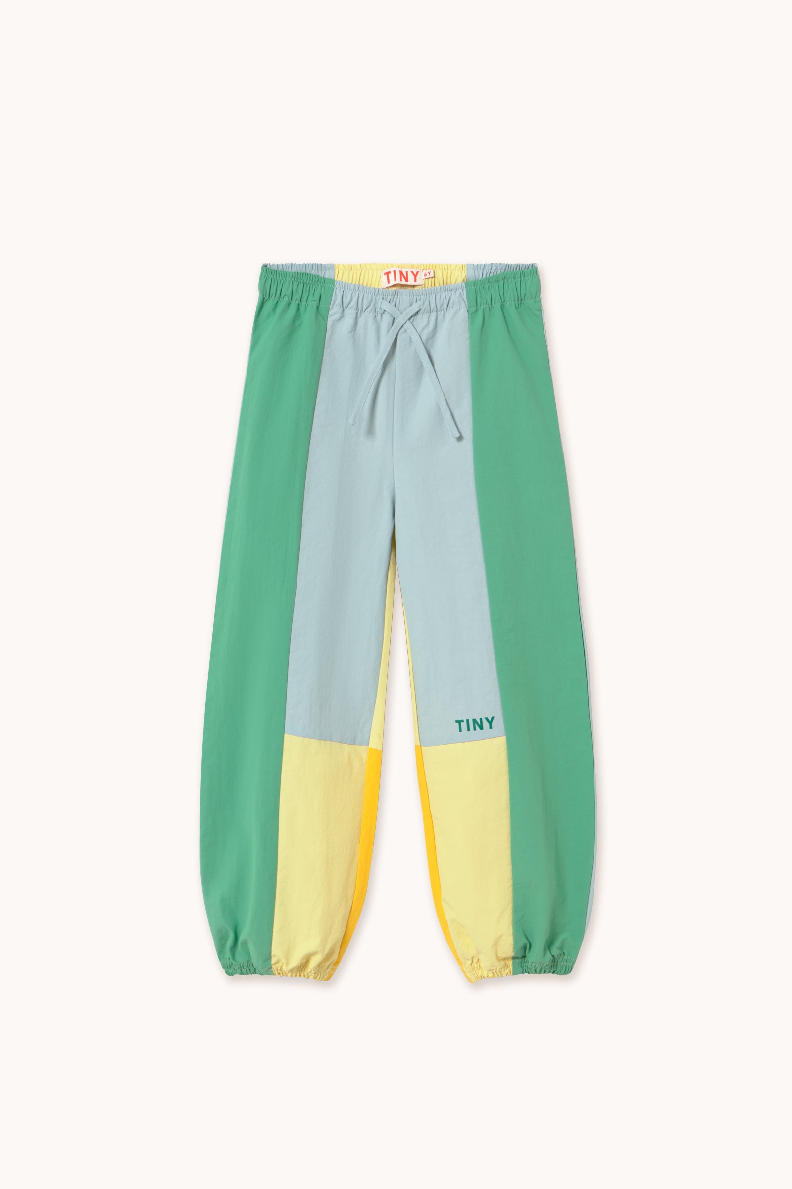 COLOR BLOCK WOVEN SWEATPANTS multicolor