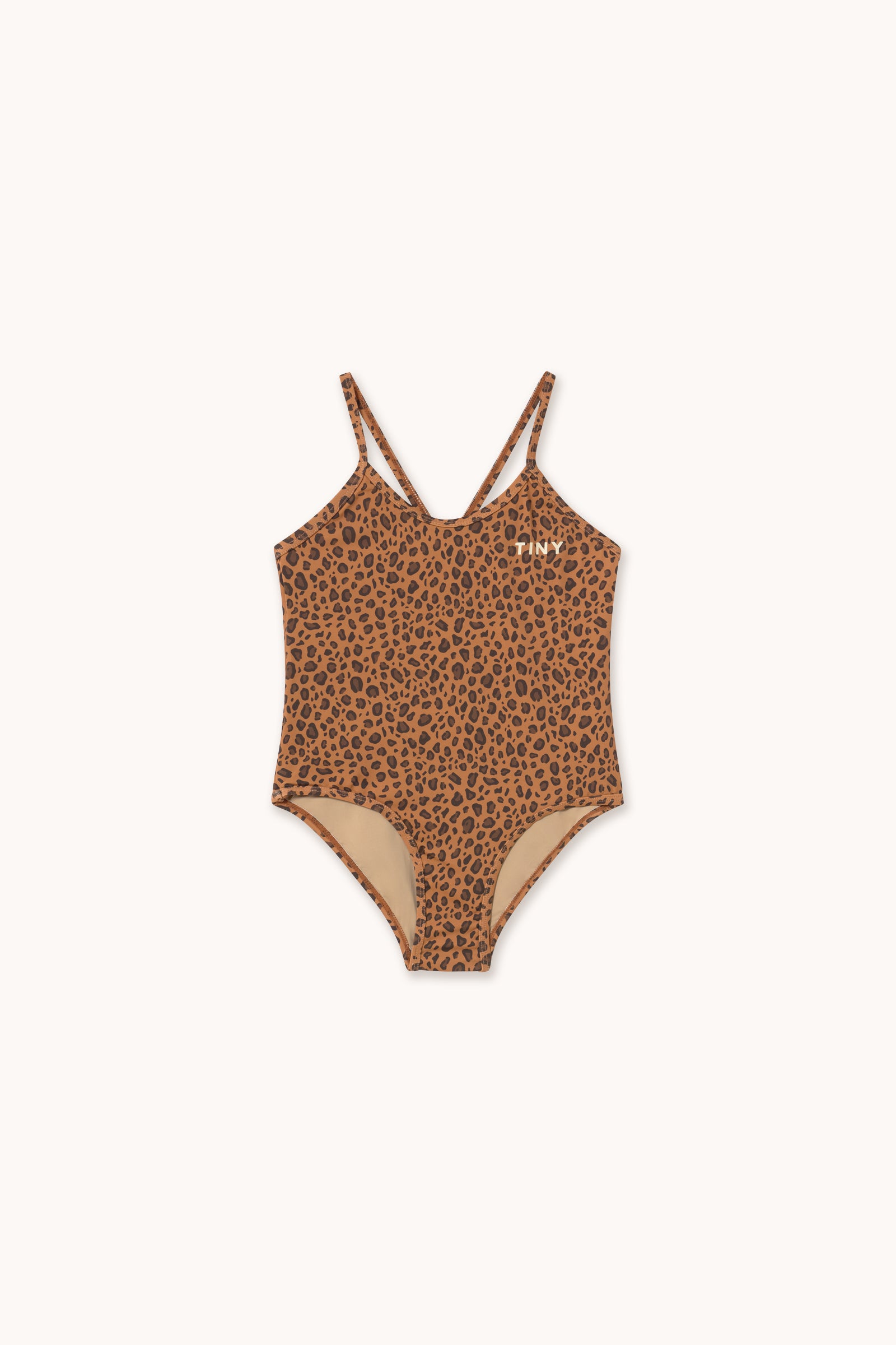 MINI ANIMAL PRINT SWIMSUIT light brown