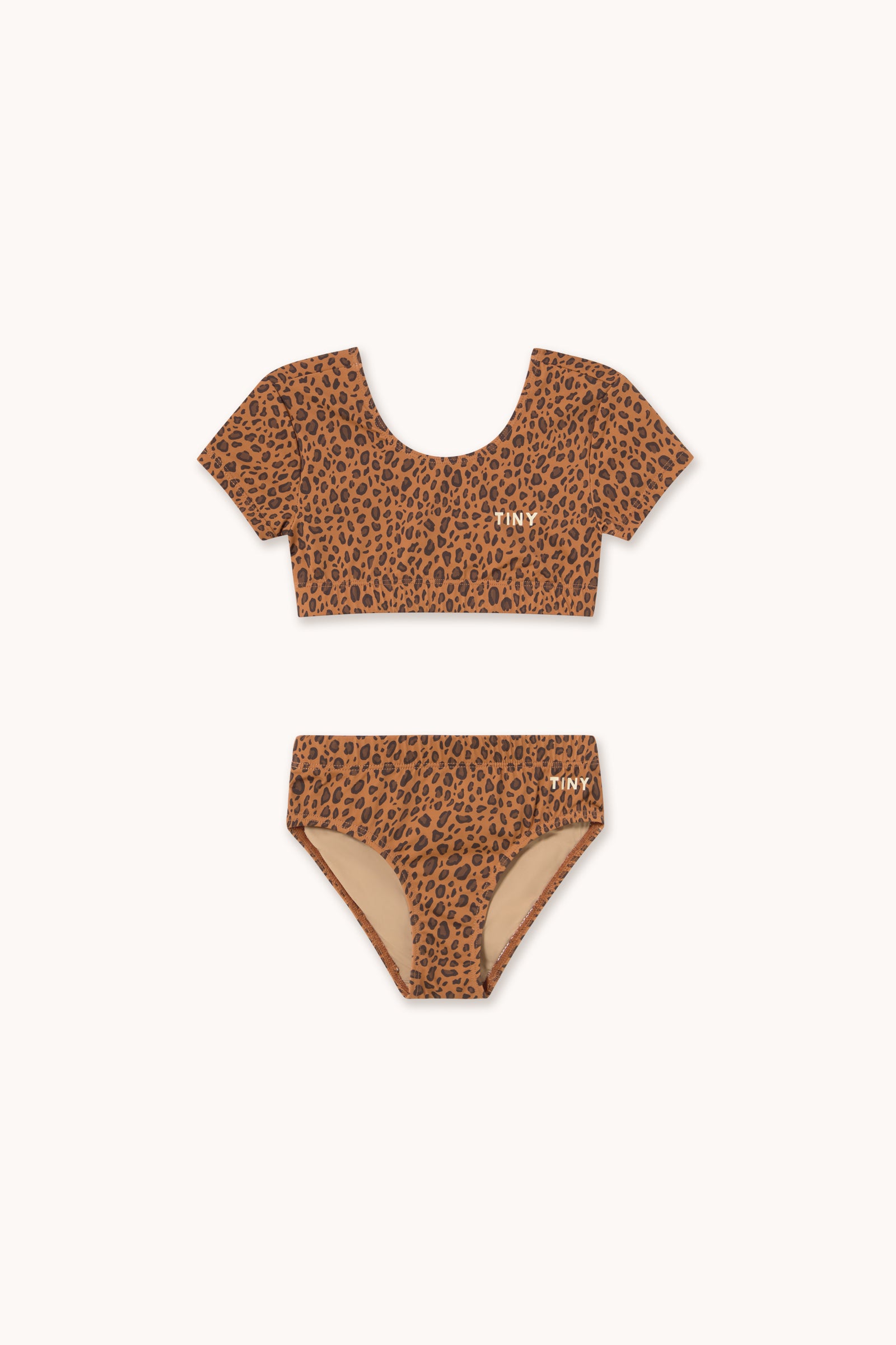 MINI ANIMAL PRINT SWIM SET light brown