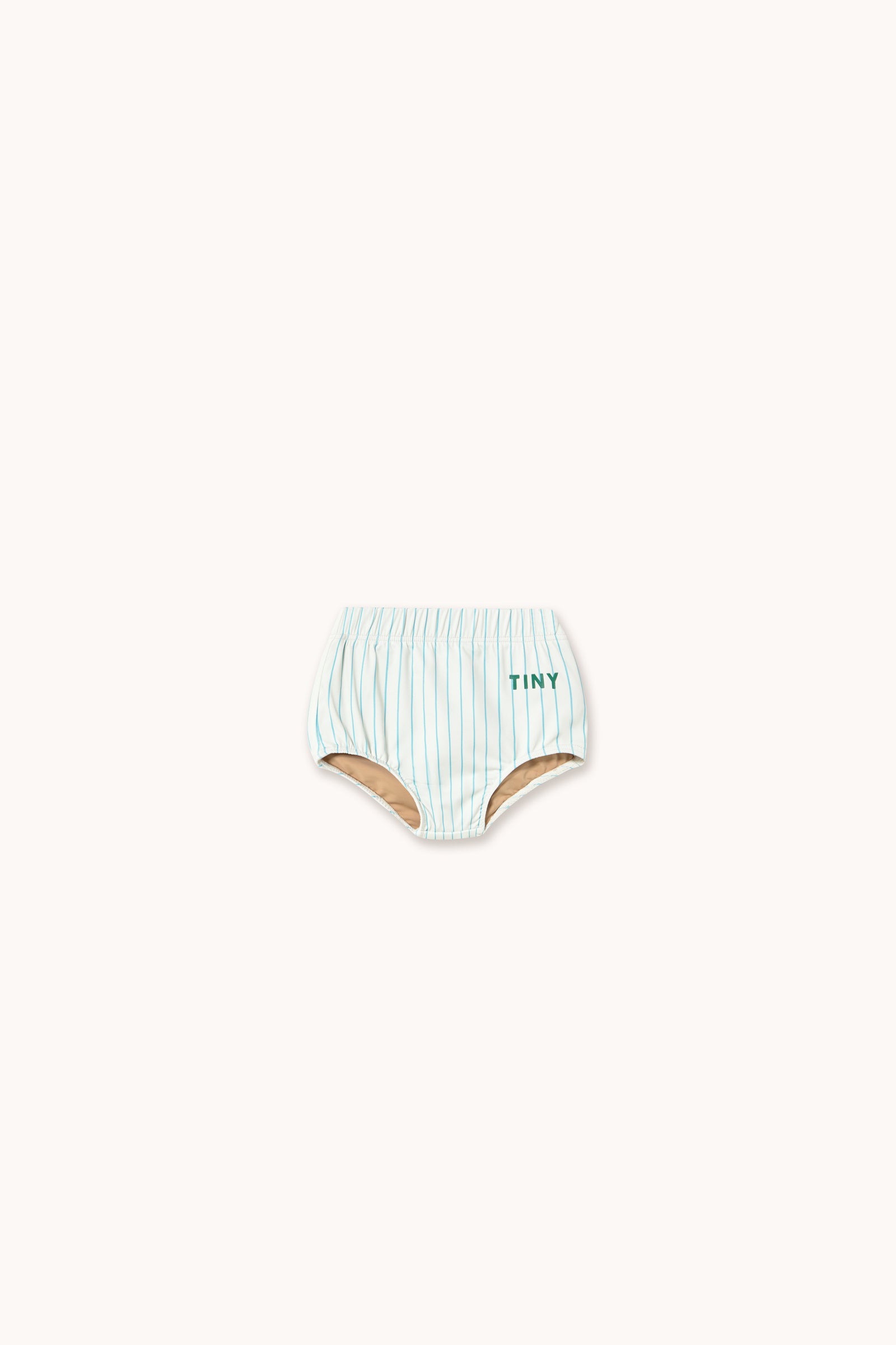 CYAN FINE STRIPES BLOOMER light cyan