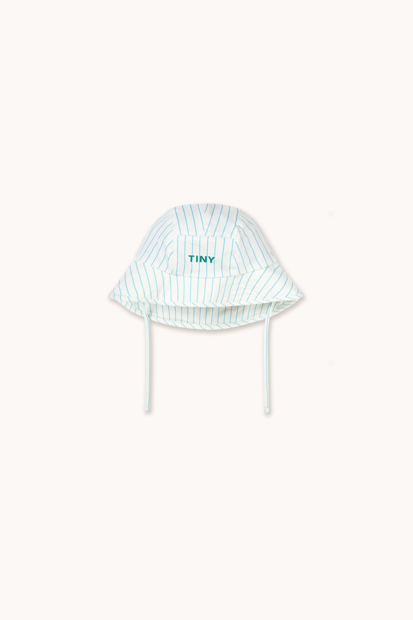 CYAN FINE STRIPES BUCKET HAT light cyan