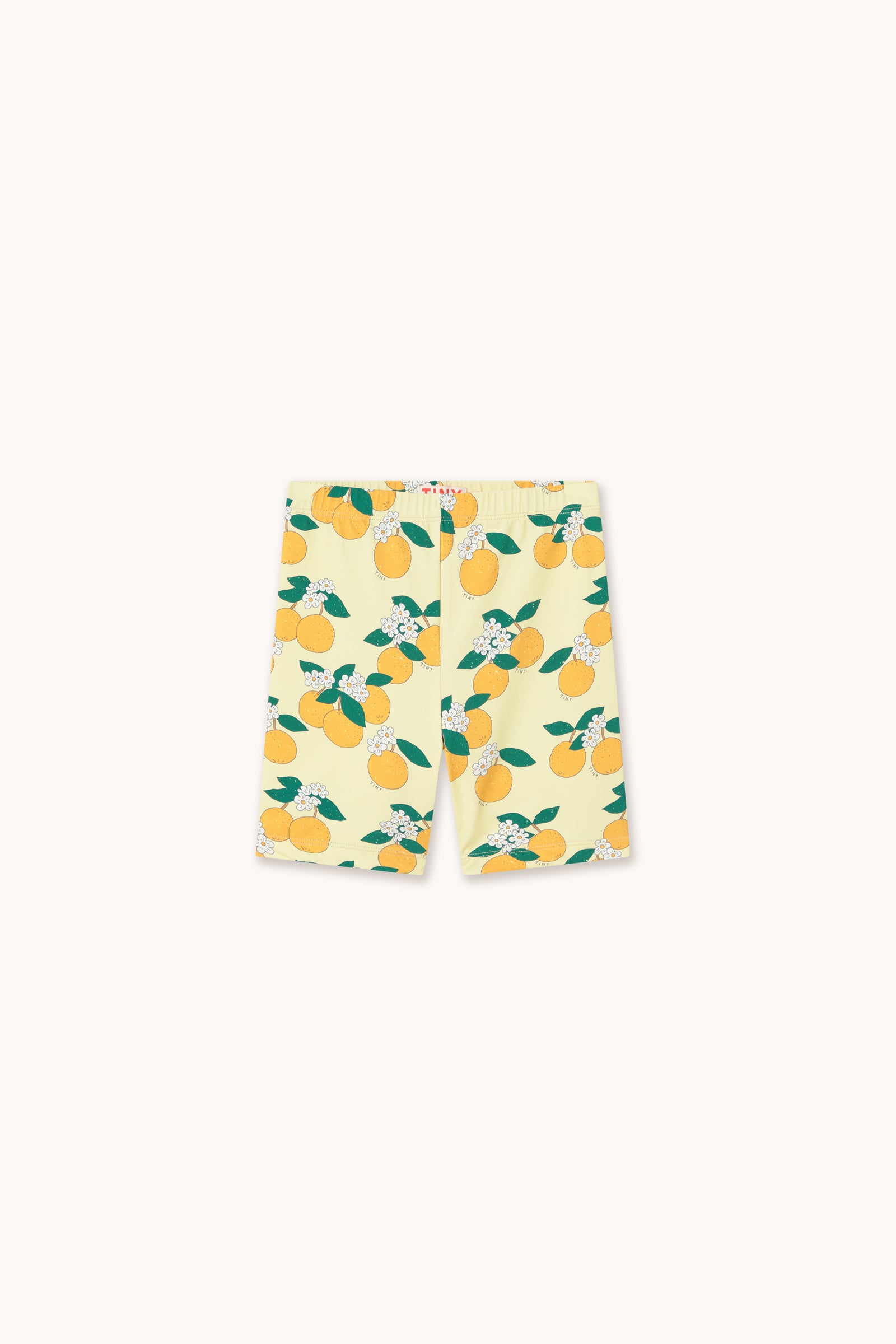 ORANGES BIKER LEGGINGS pastel yellow