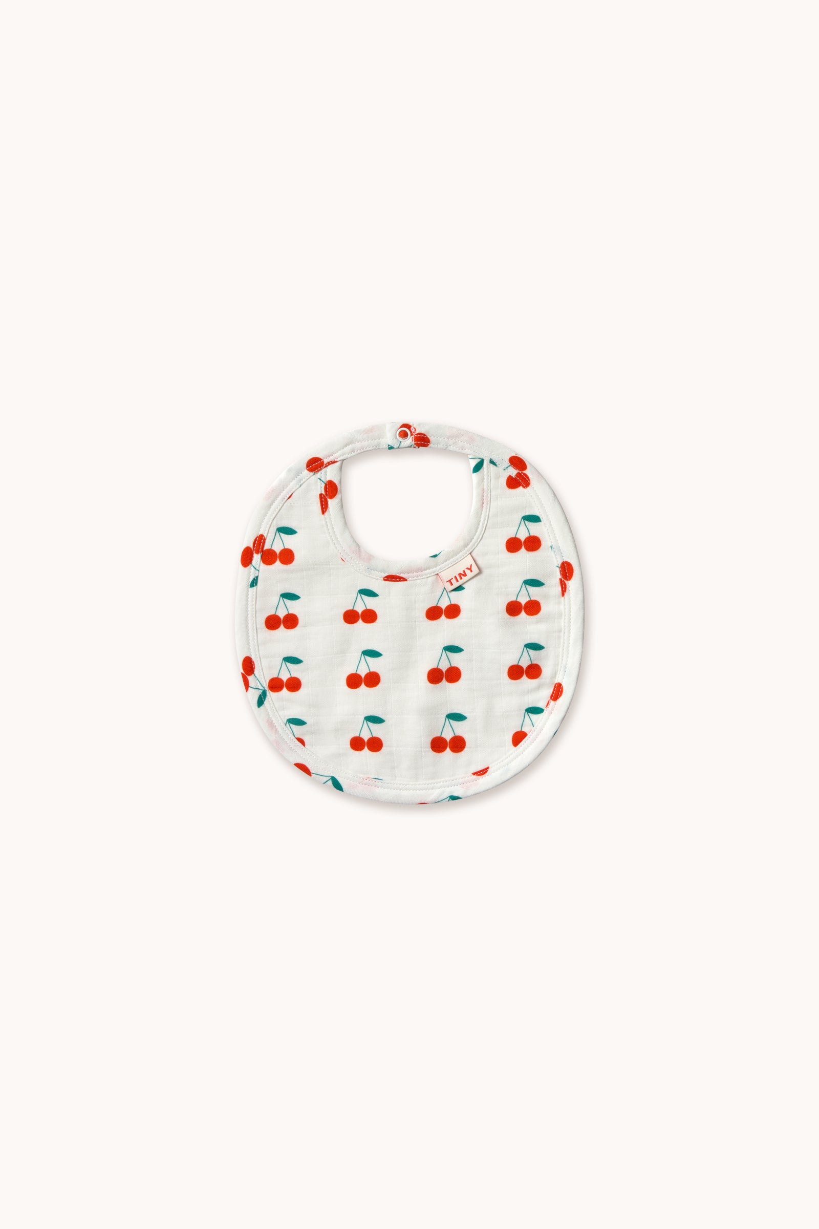 CHERRIES BIB off-white