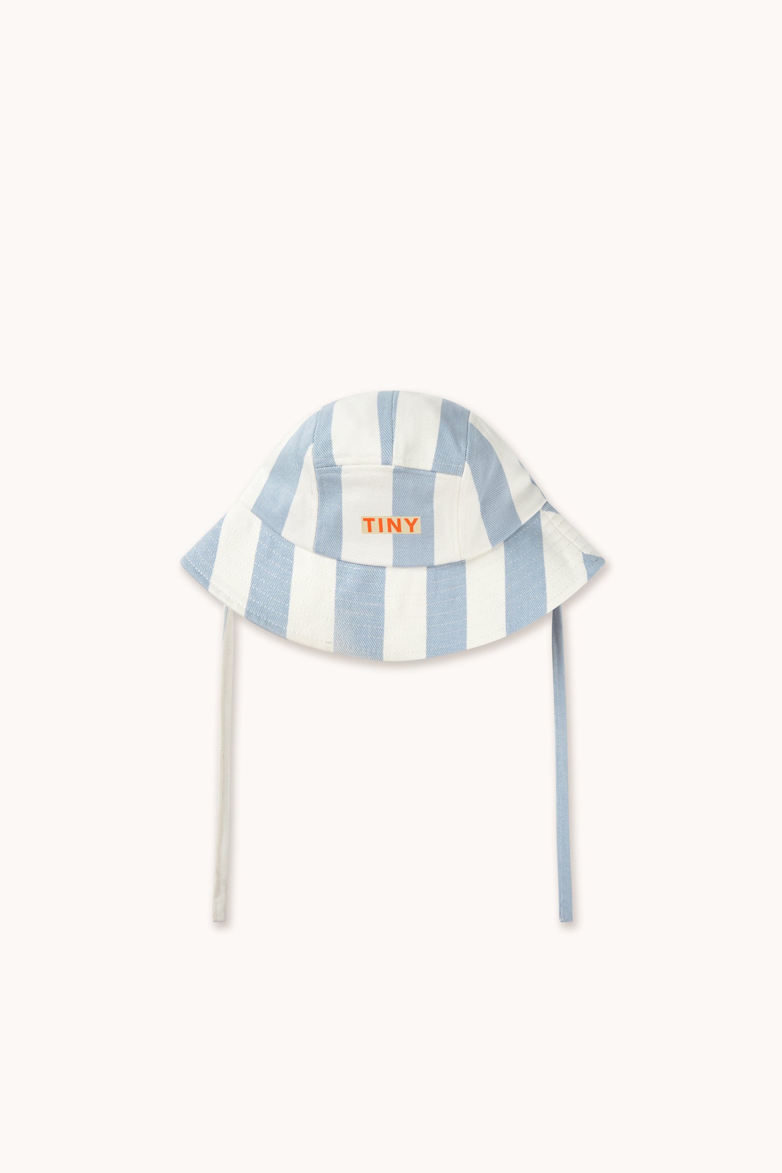 BLUE STRIPES BUCKET HAT washed blue