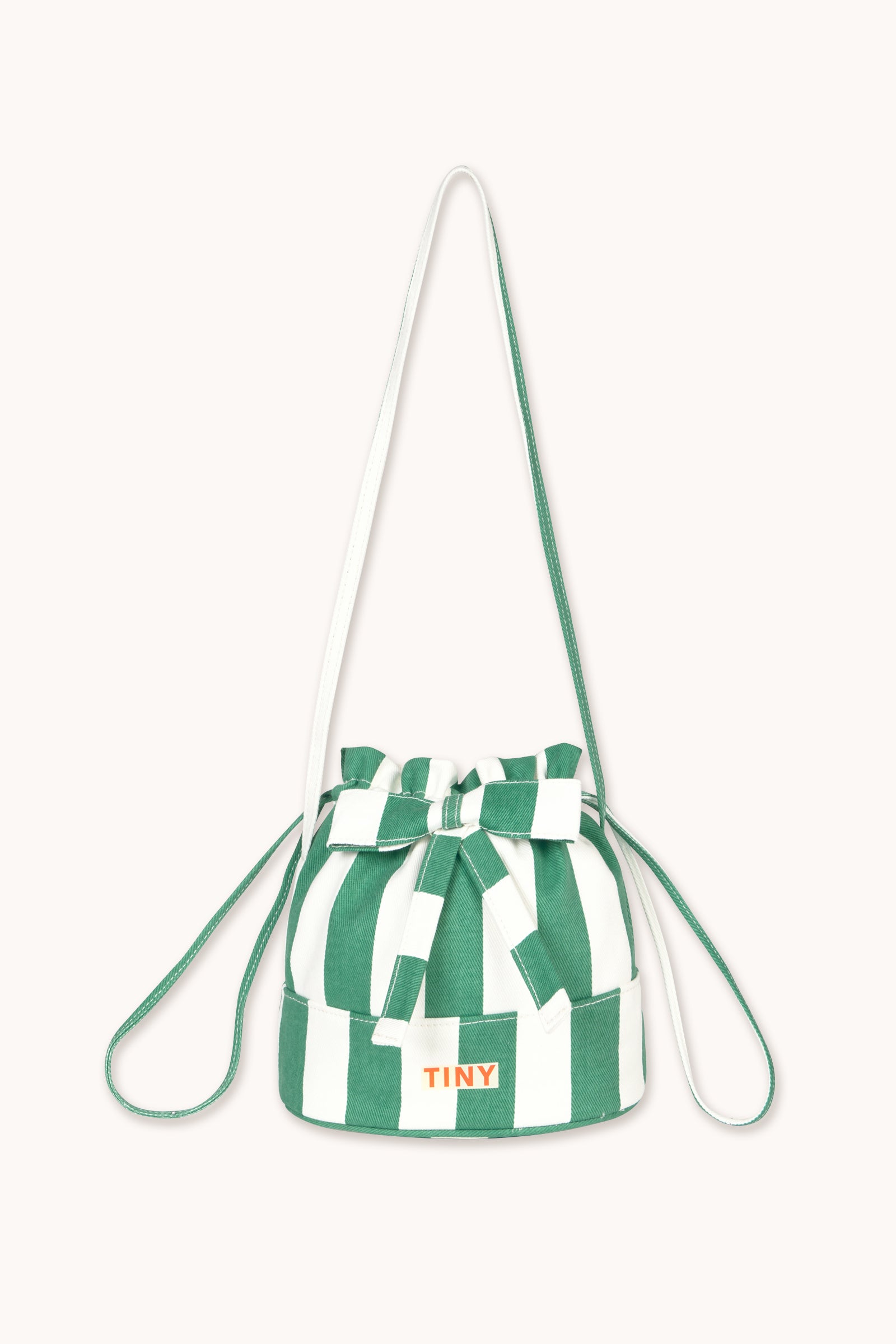 EMERALD STRIPES BUCKET BAG emerald