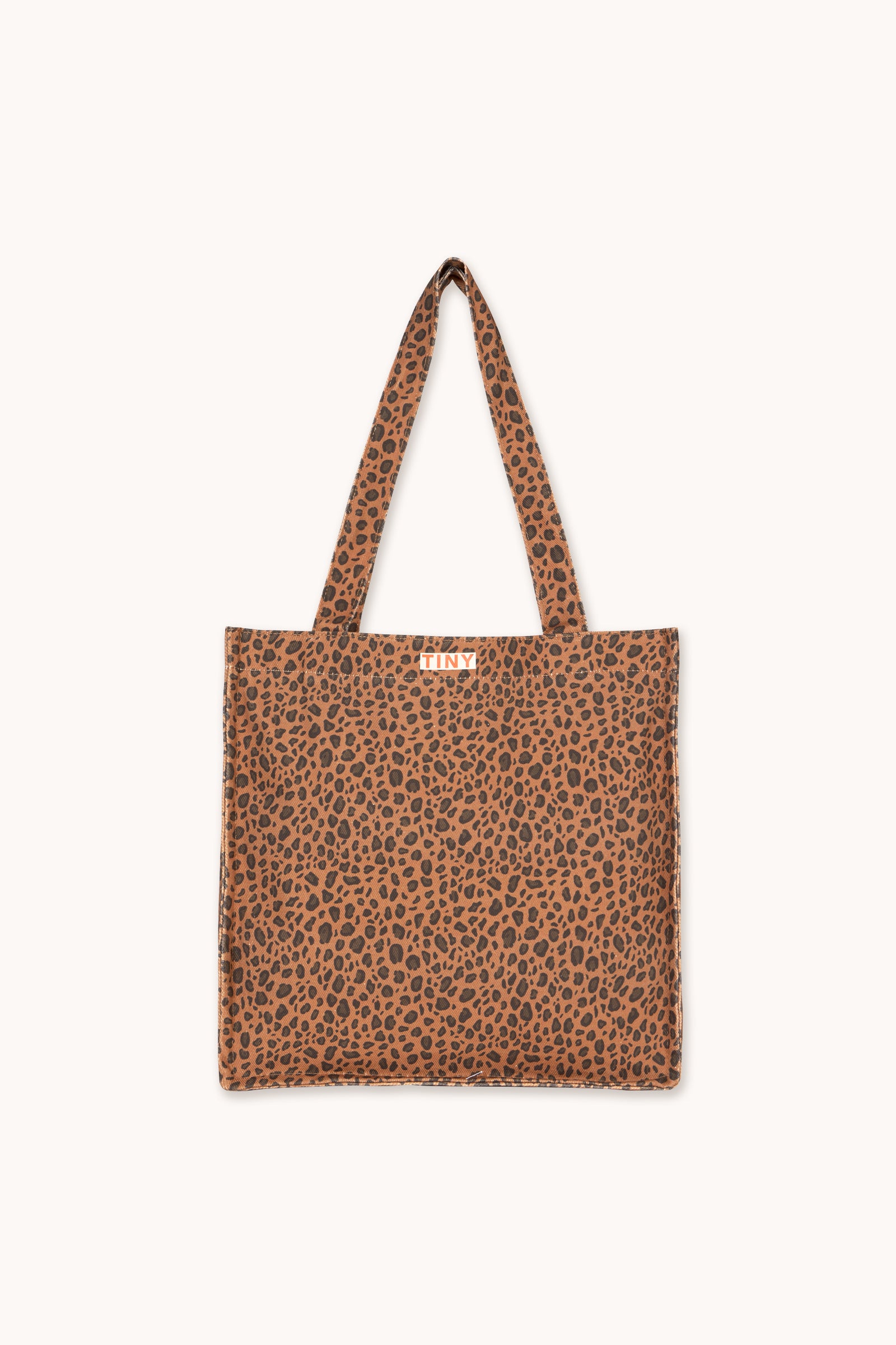 MINI ANIMAL PRINT TOTE BAG light brown