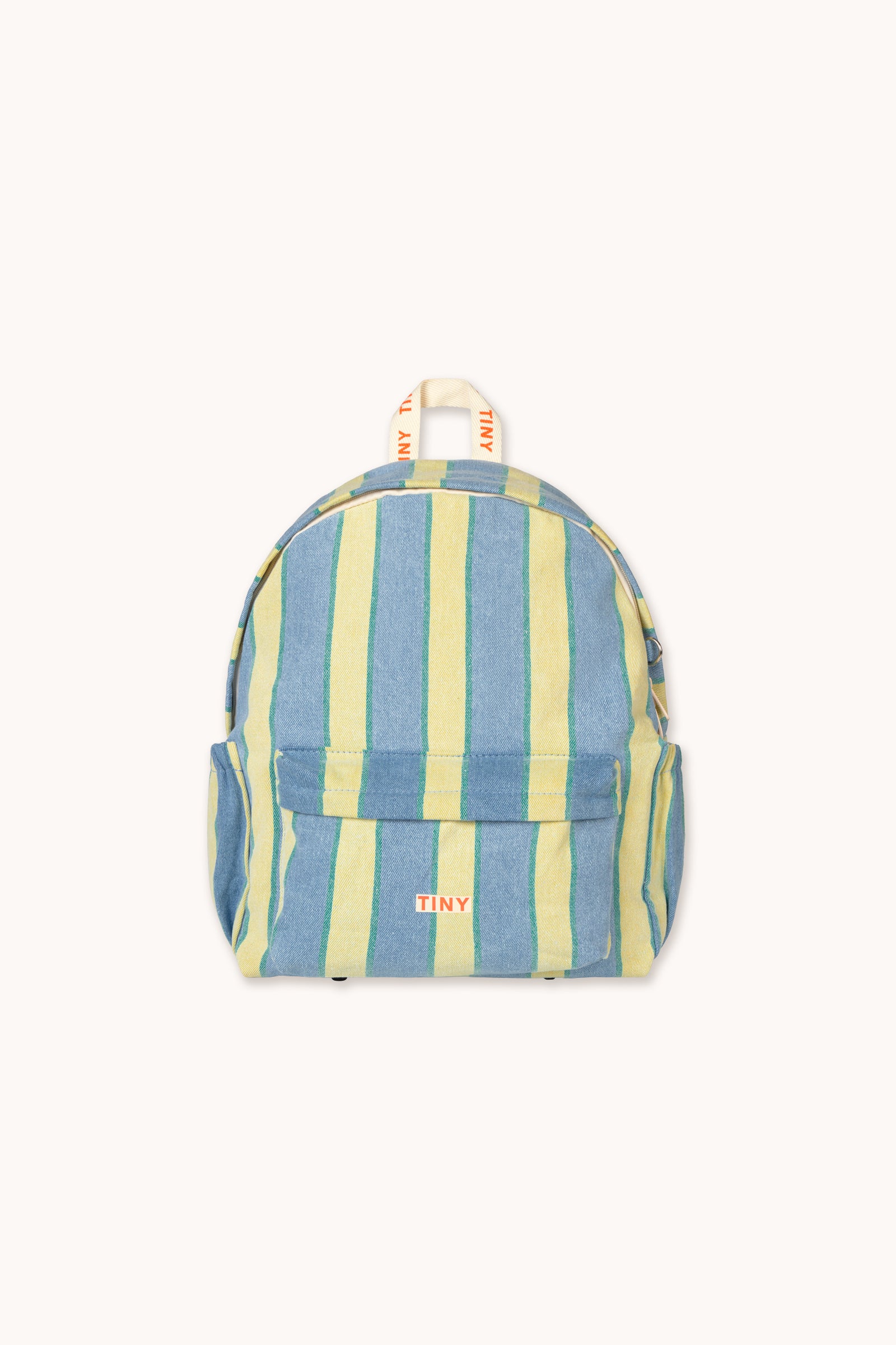 RETRO STRIPES BACKPACK light wash denim