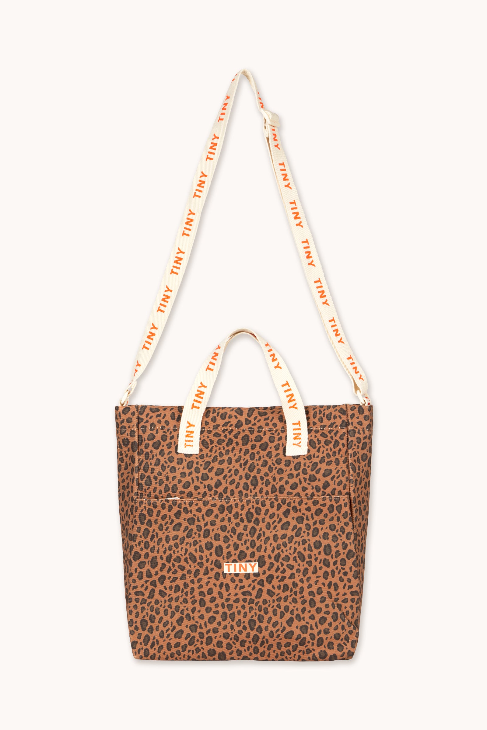 MINI ANIMAL PRINT SHOES BAG light brown